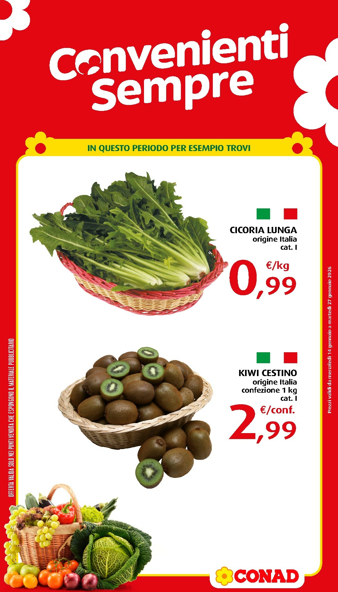 conad - Volantino Conad - Convenienti Sempre valido dal 14/01 al 27/01 - page: 2