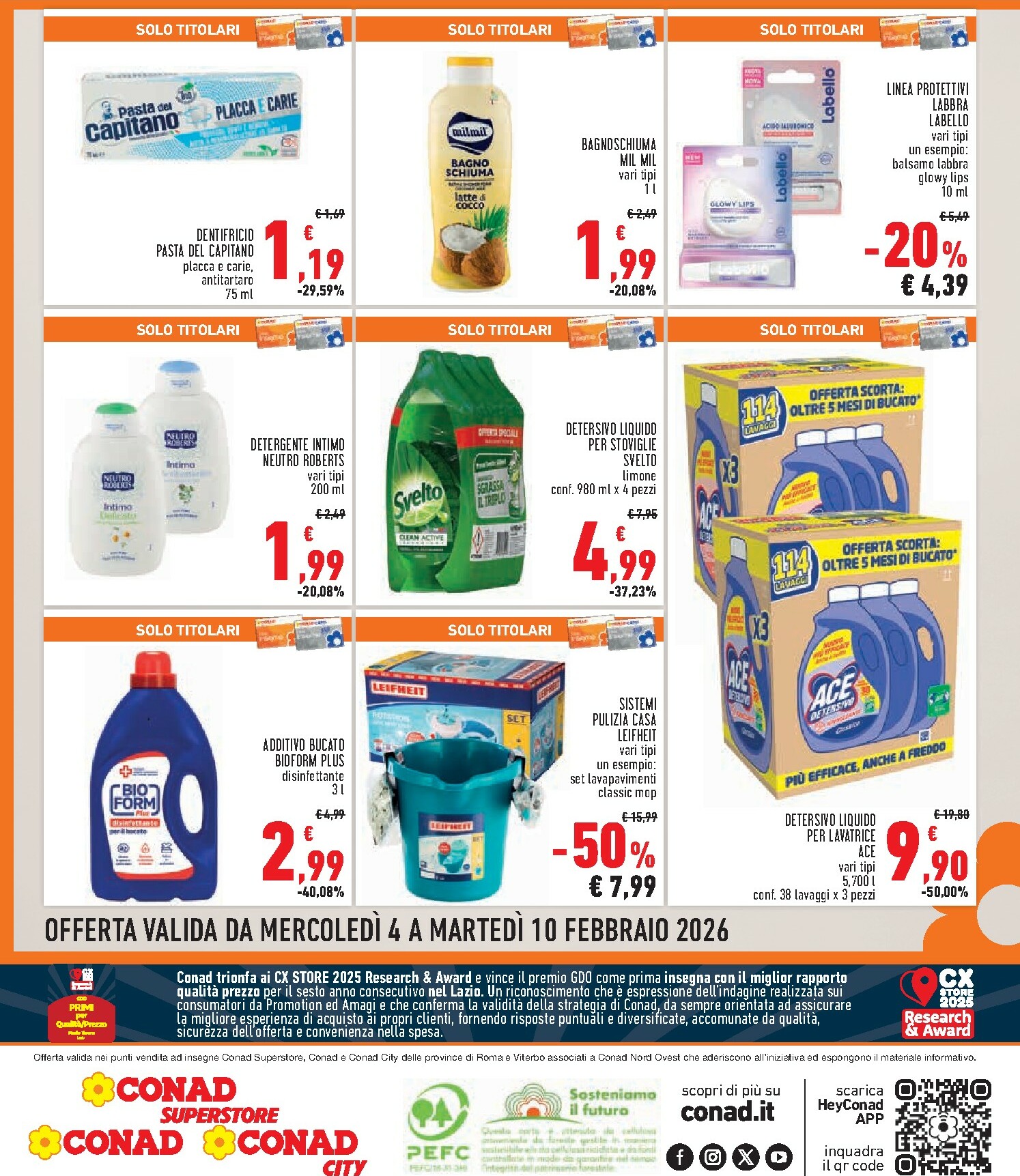 conad - Volantino Conad - Piú valido dal 04/02/2026 al 10/02/2026 - page: 8