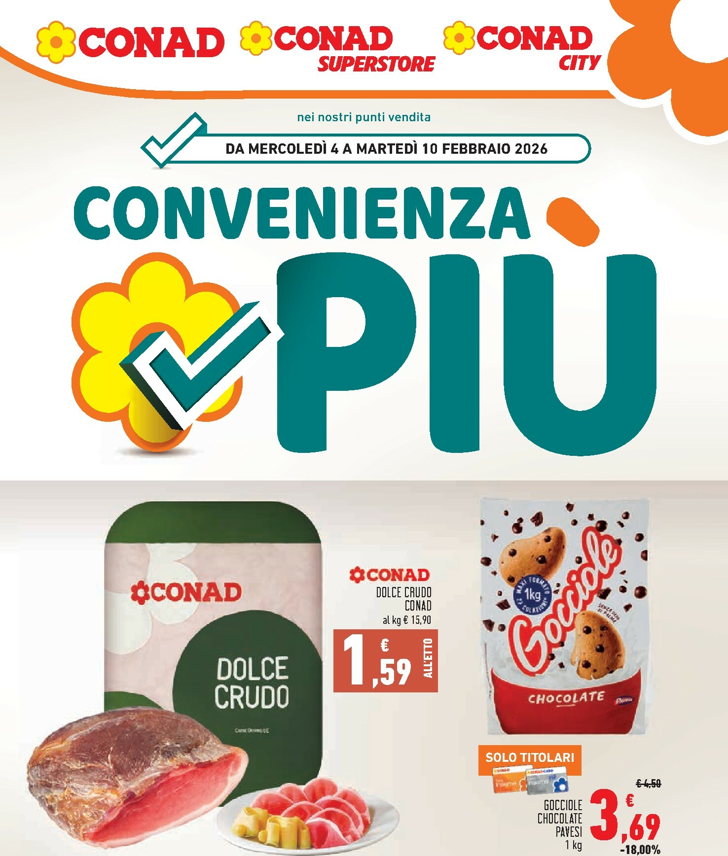 conad - Volantino Conad - Piú valido dal 04/02/2026 al 10/02/2026