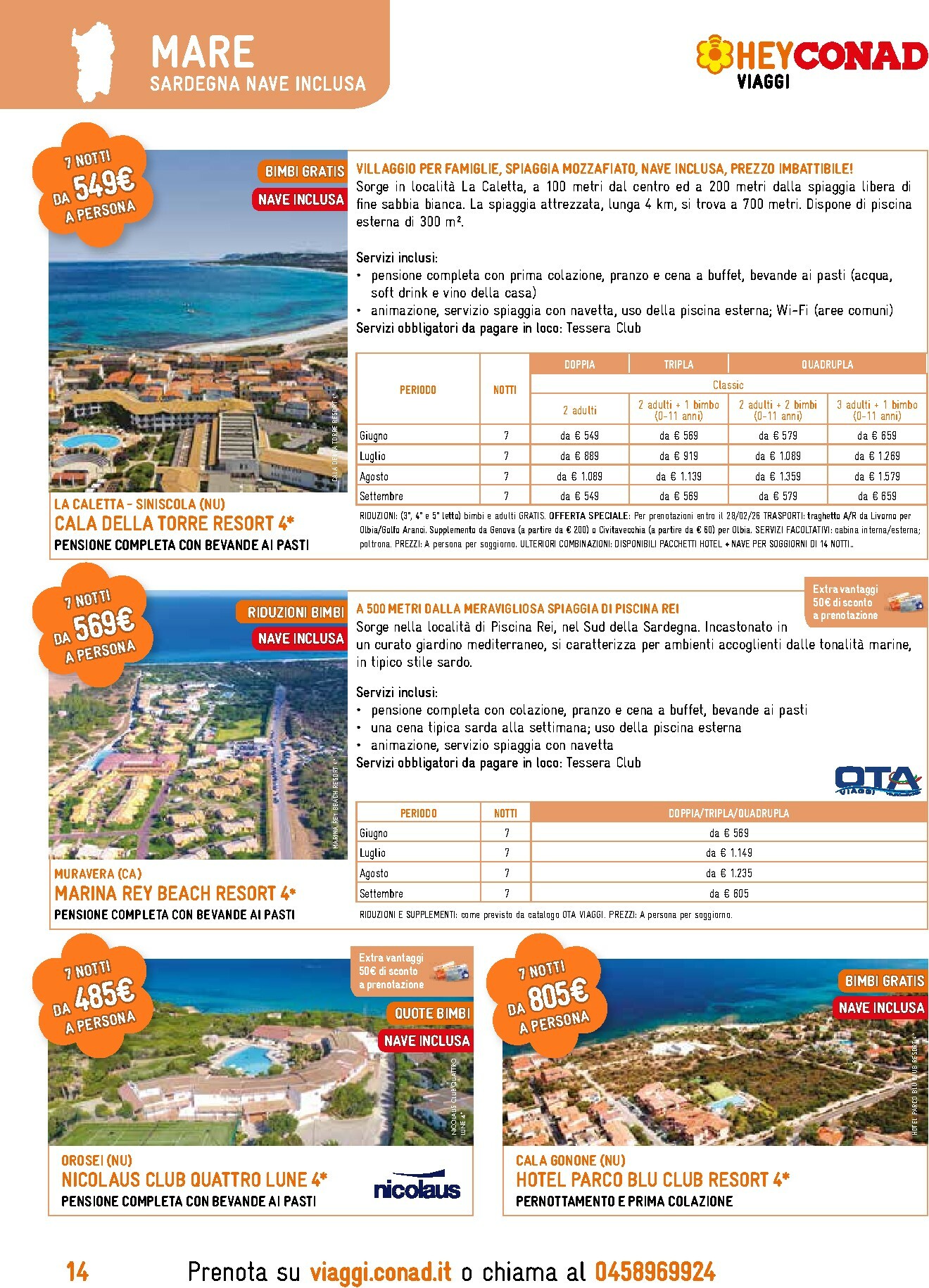 conad - Volantino Conad - Viaggi valido dal 01/01/2026 al 31/03/2026 - page: 14