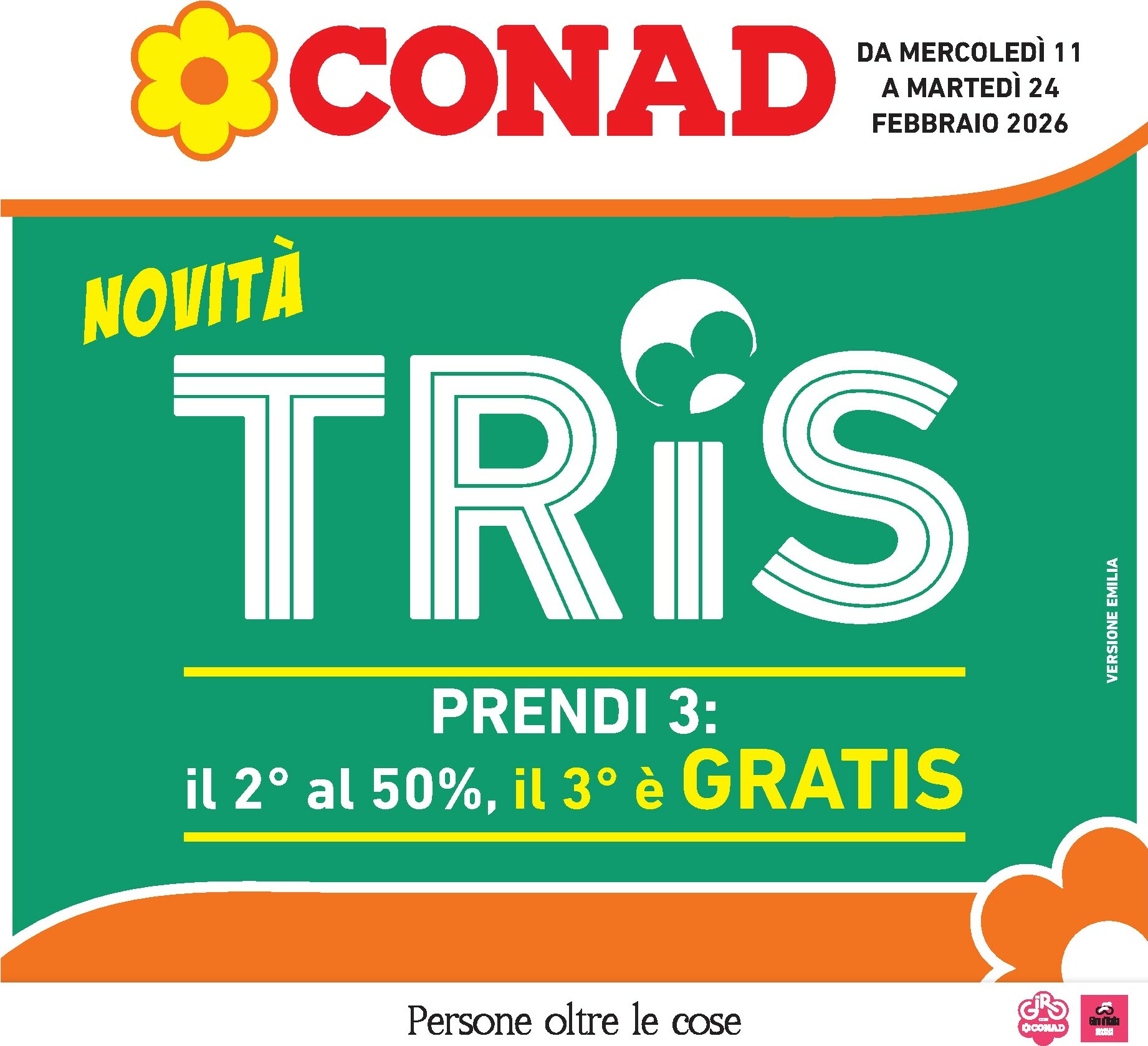 conad - Volantino Conad - Novitá Tris valido dal 11/02/2026 al 24/02/2026