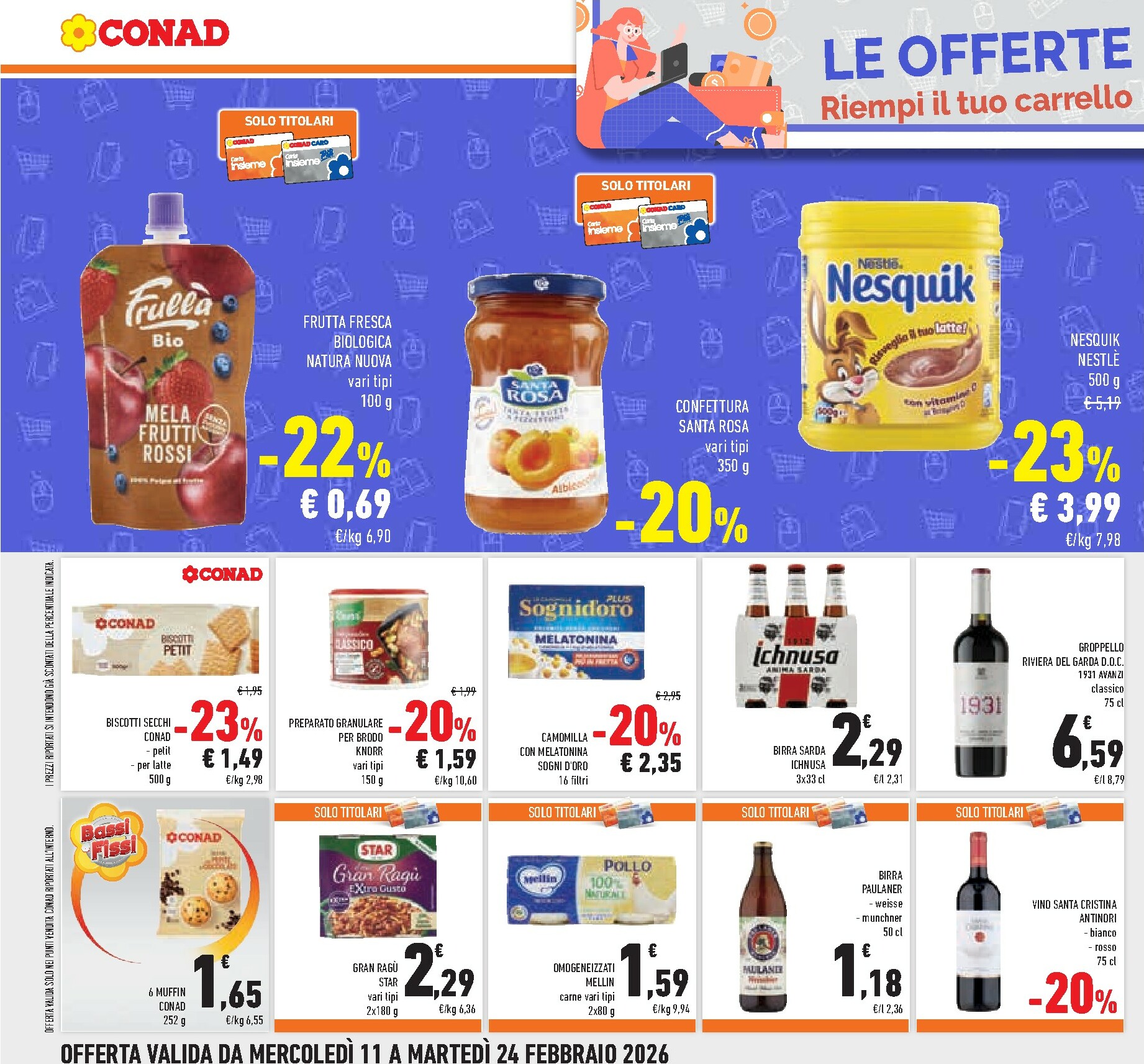 conad - Volantino Conad - Novitá Tris valido dal 11/02/2026 al 24/02/2026 - page: 30