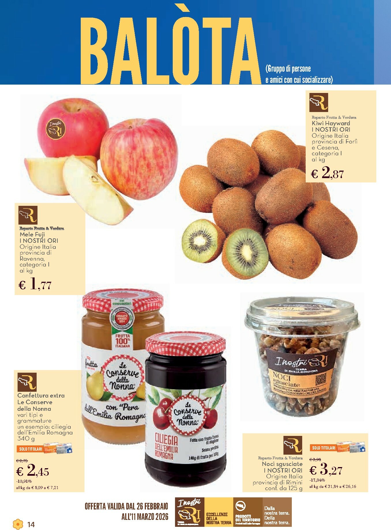 conad - Volantino Conad - Balóta valido dal 26/02/2026 al 11/03/2026 - page: 14