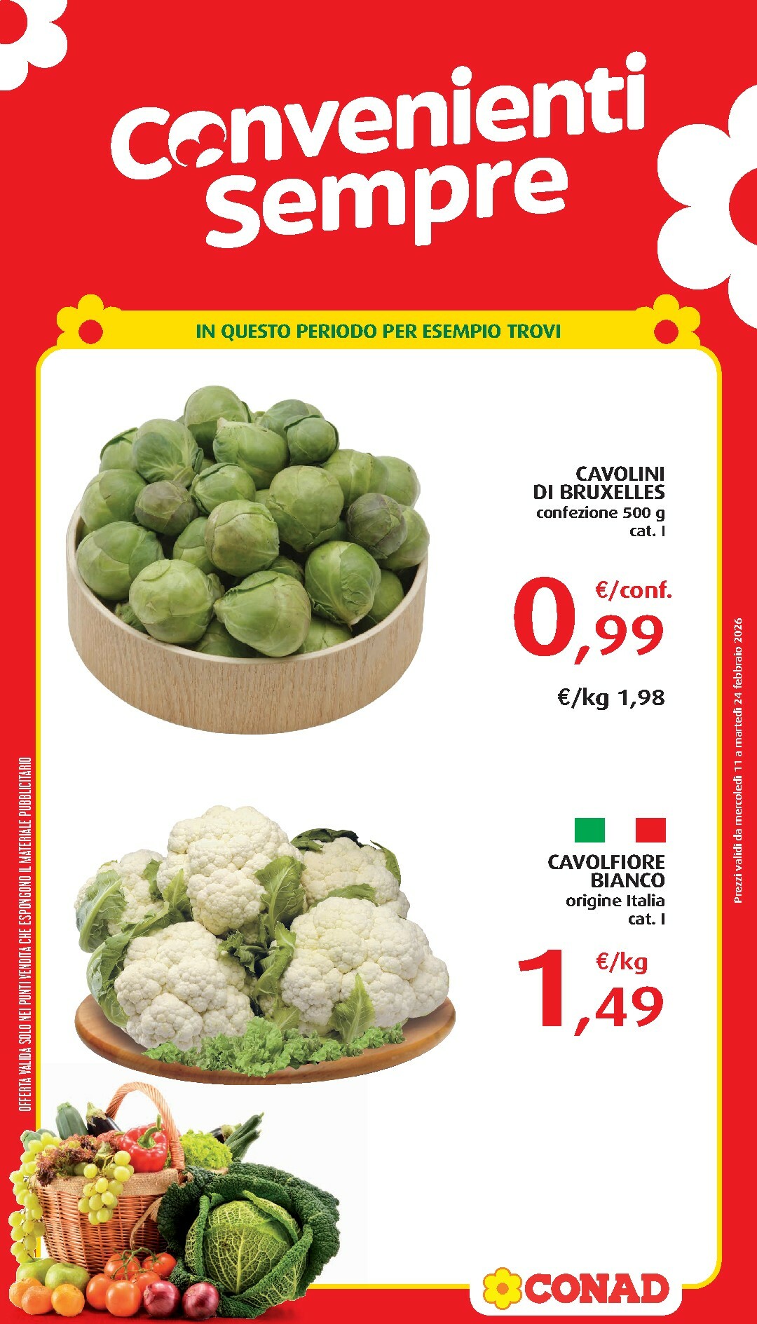 conad - Volantino Conad - Convenienti Sempre valido dal 11/02/2026 al 24/02/2026 - page: 2