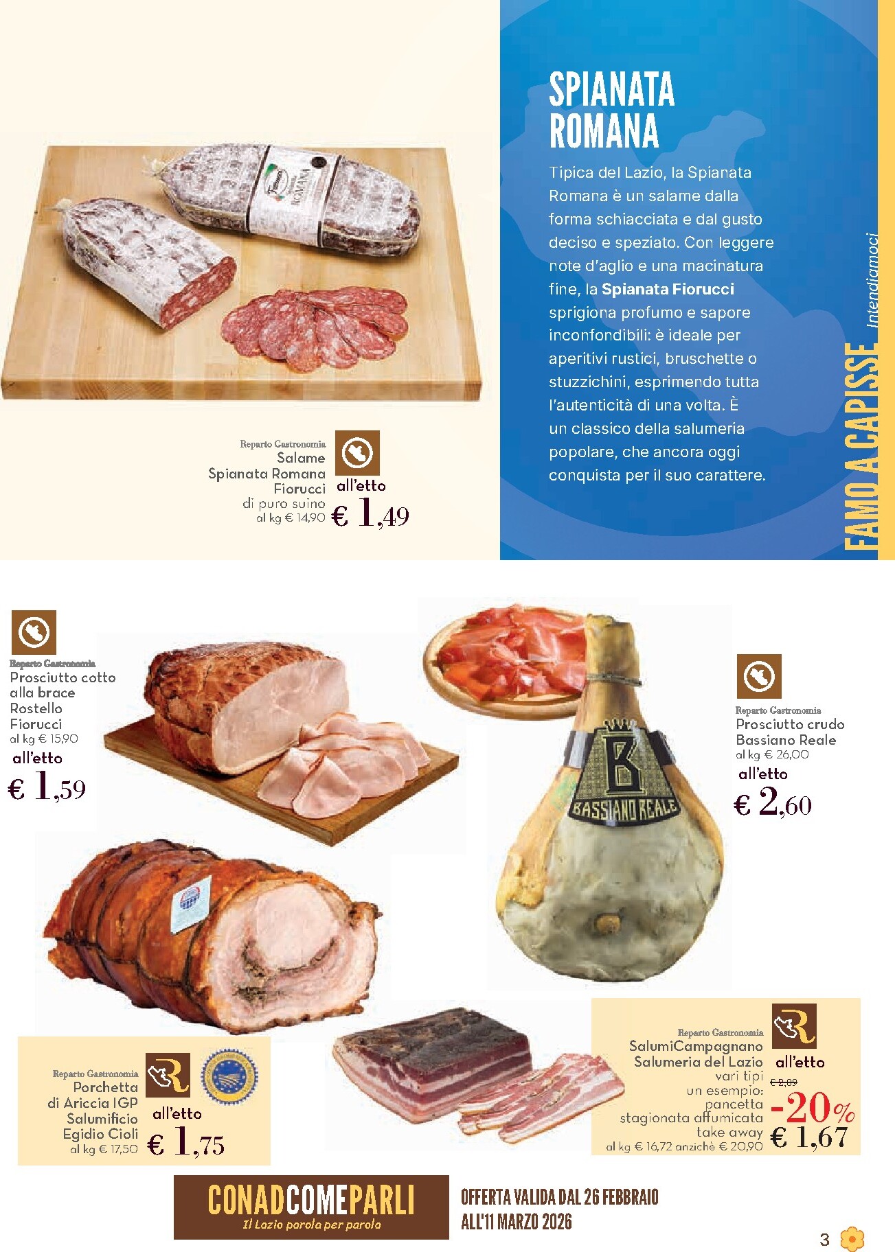 conad - Volantino Conad - Caciara valido dal 26/02/2026 al 11/03/2026 - page: 3