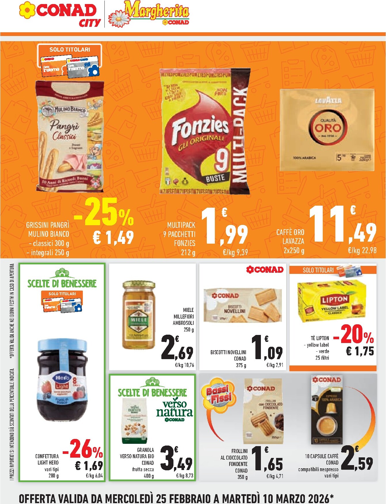 conad - Volantino Conad - Margherita valido dal 25/02/2026 al 10/03/2026 - page: 8