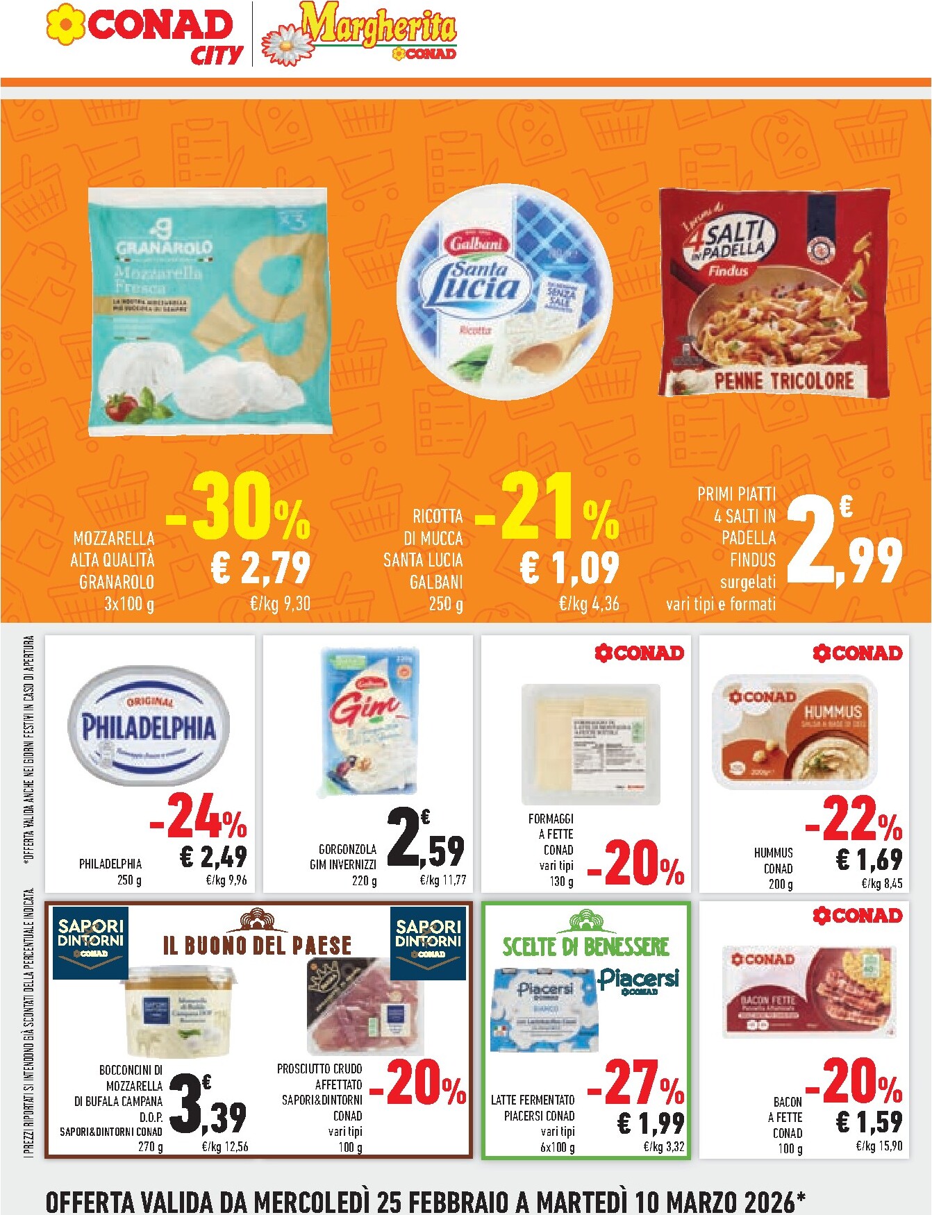conad - Volantino Conad - Margherita valido dal 25/02/2026 al 10/03/2026 - page: 6