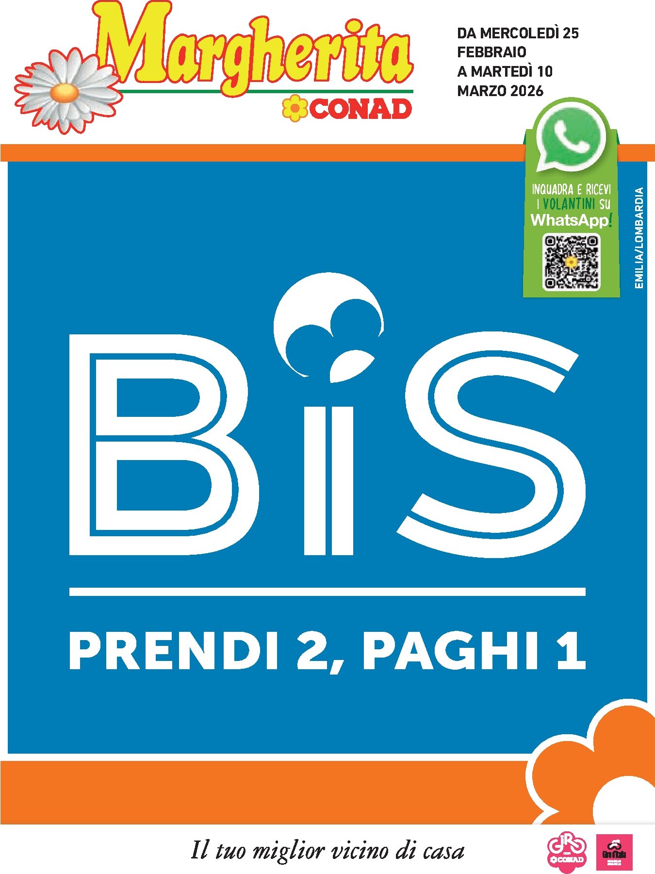 conad - Volantino Conad - Margherita valido dal 25/02/2026 al 10/03/2026