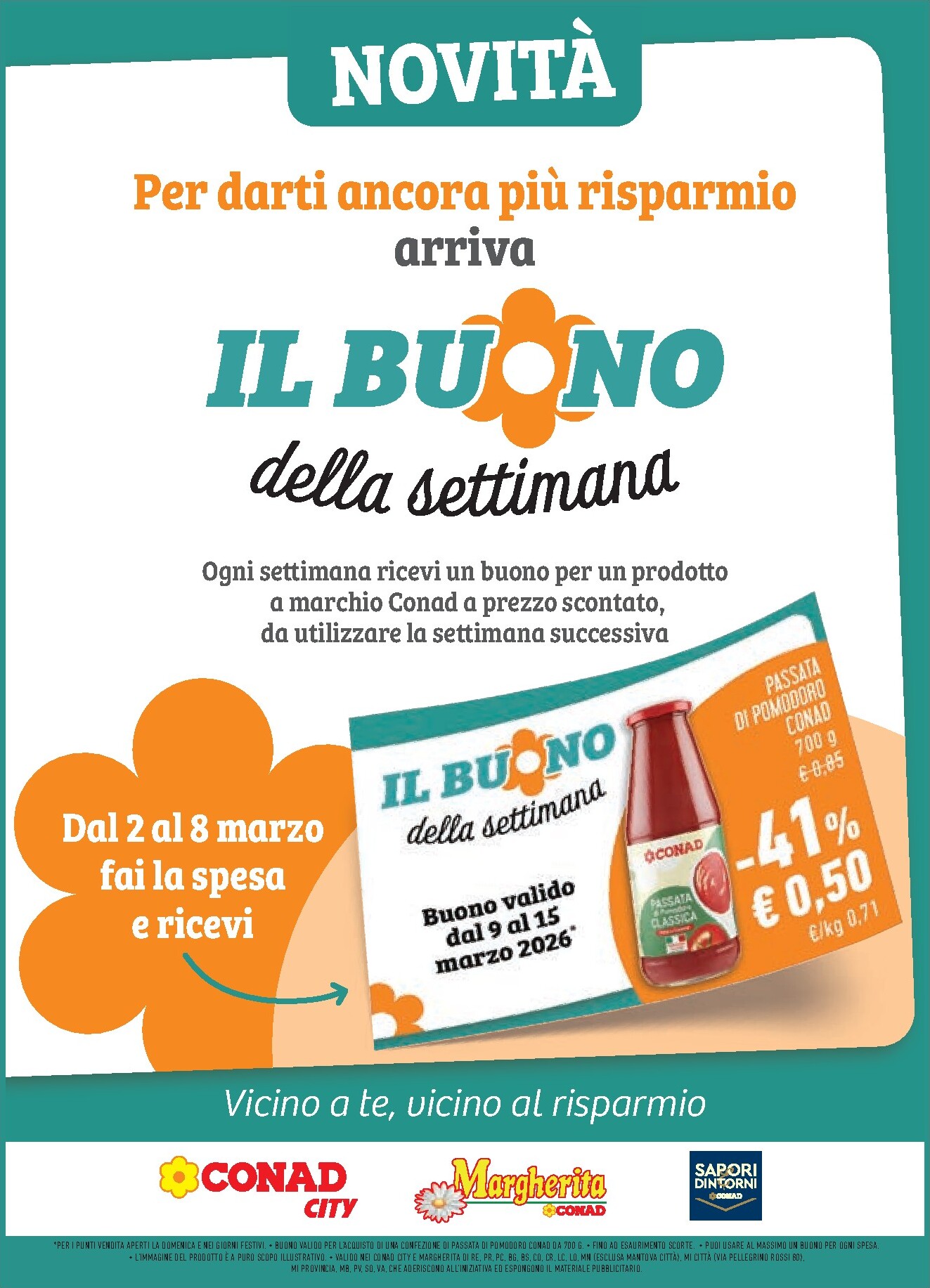 conad - Volantino Conad - Margherita valido dal 25/02/2026 al 10/03/2026 - page: 19