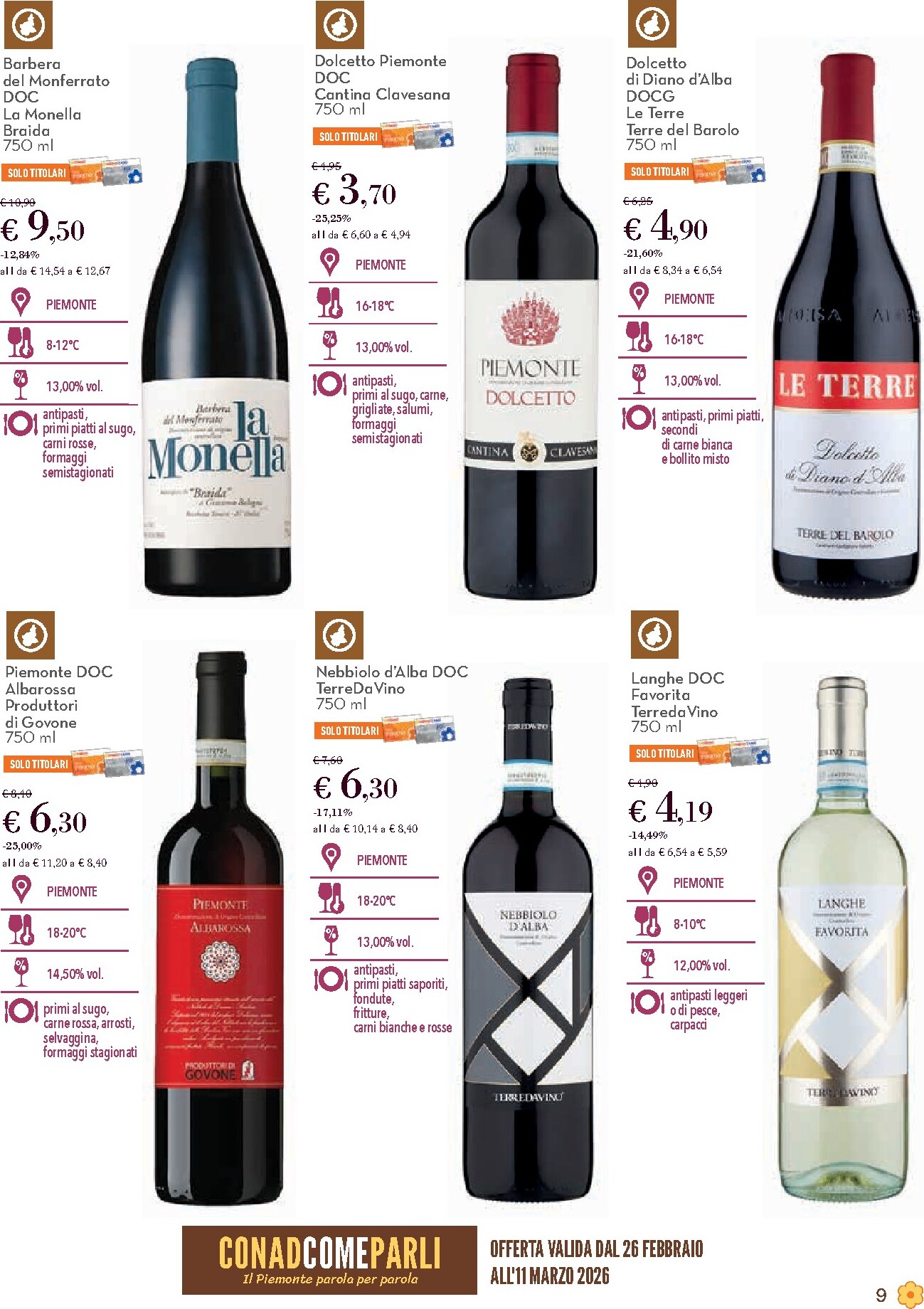 conad - Volantino Conad - Disné valido dal 26/02/2026 al 11/03/2026 - page: 9