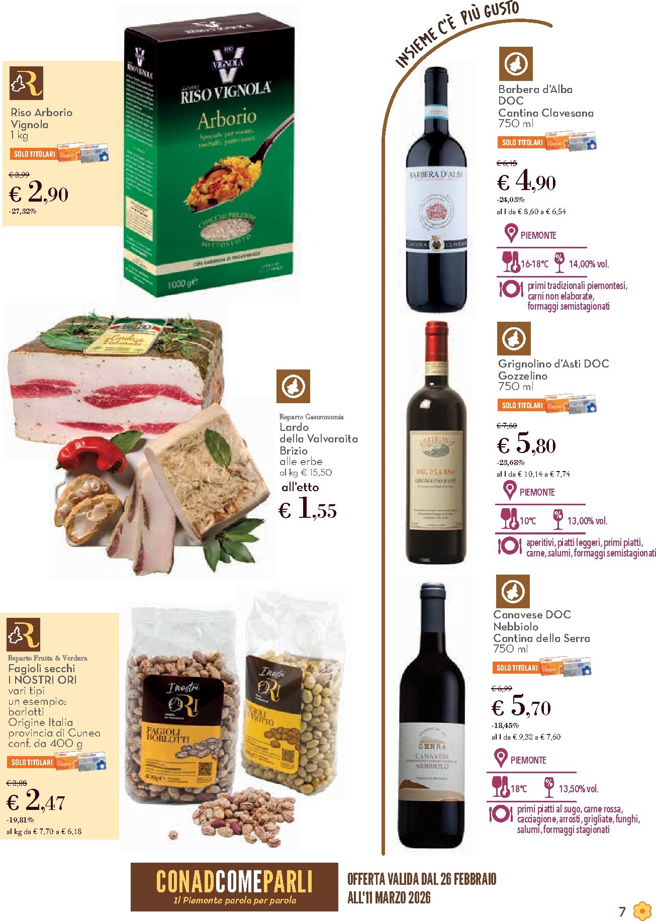 conad - Volantino Conad - Disné valido dal 26/02/2026 al 11/03/2026 - page: 7