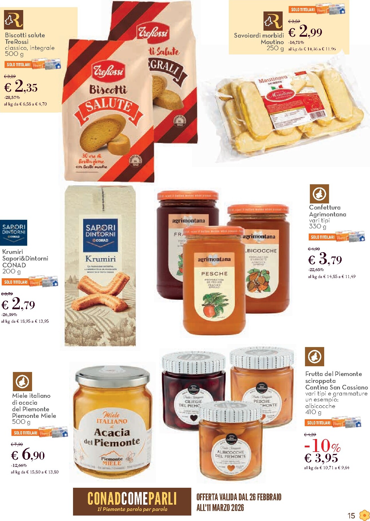 conad - Volantino Conad - Disné valido dal 26/02/2026 al 11/03/2026 - page: 15
