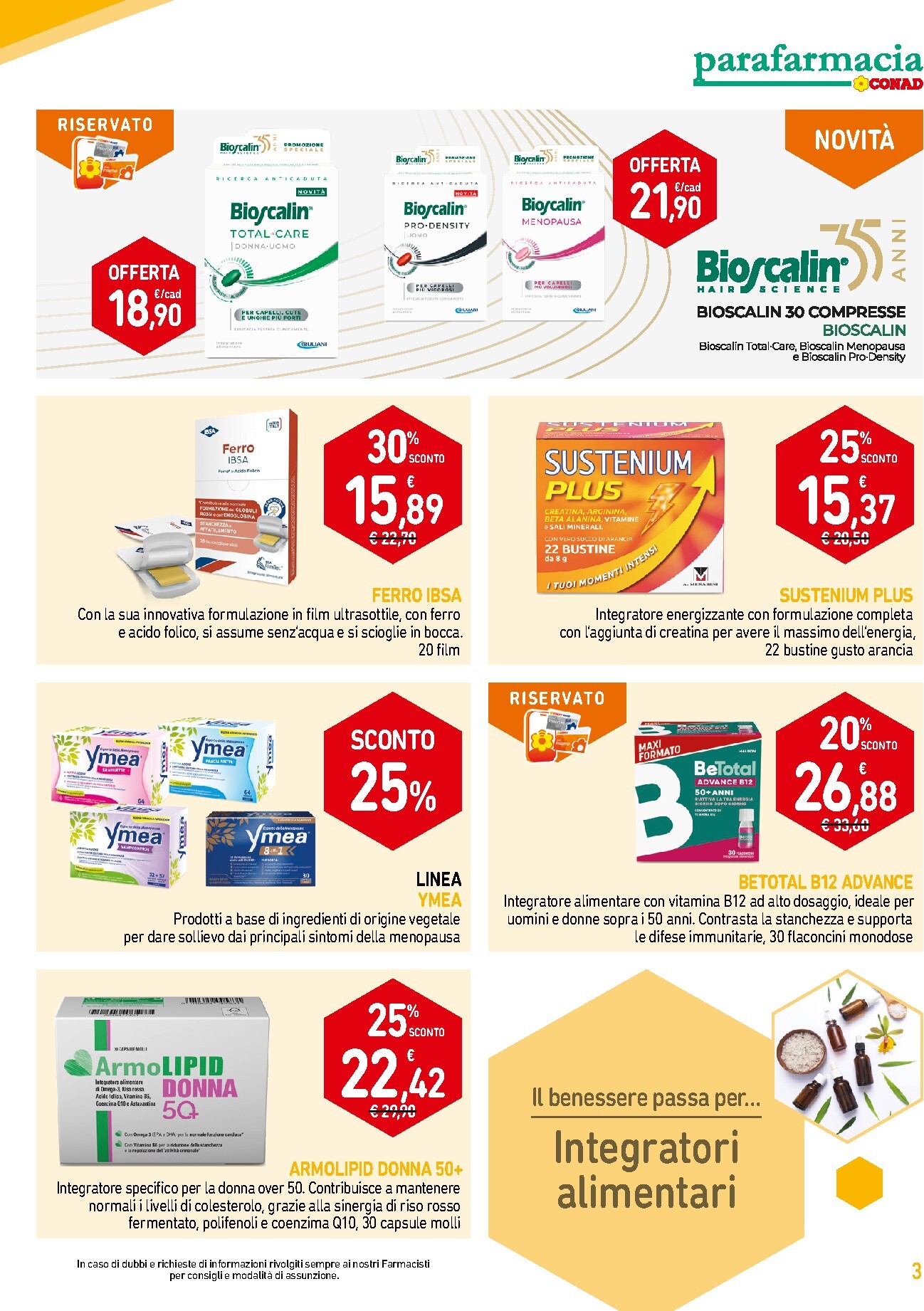 conad - Volantino Conad - Parafarmacia valido dal 26/02/2026 al 25/03/2026 - page: 3
