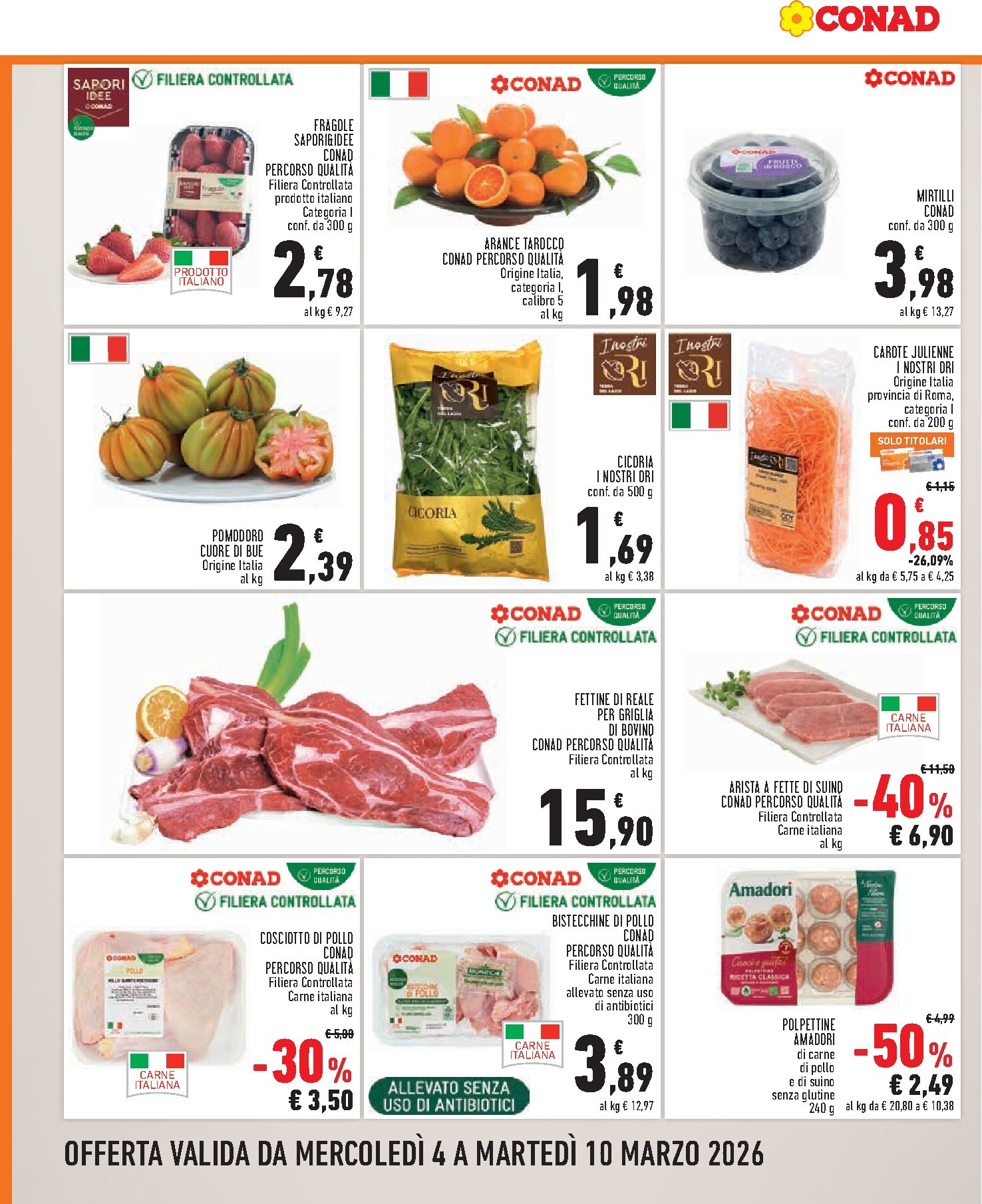 conad - Volantino Conad - Convenienze Più valido dal 04/03/2026 al 10/03/2026 - page: 2