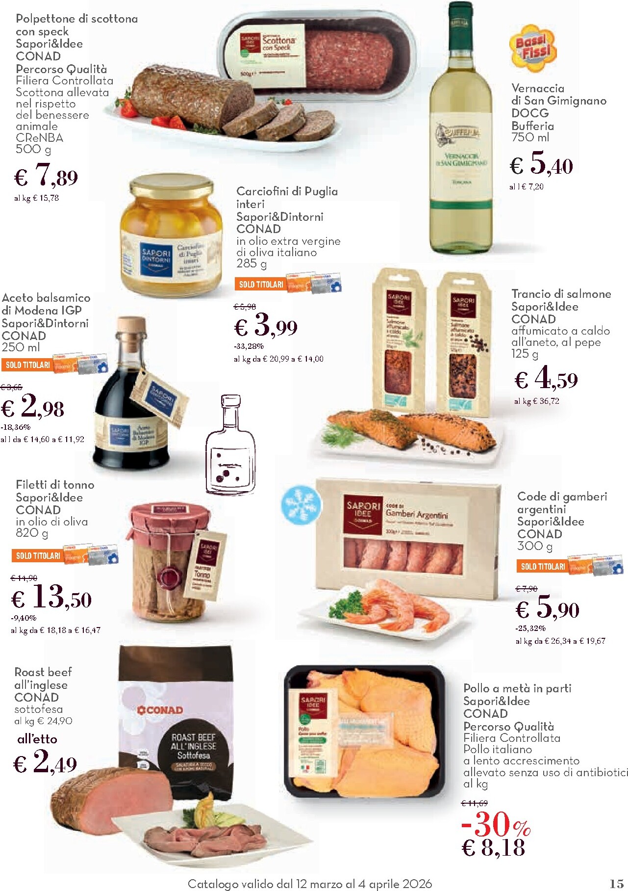 conad - Volantino Conad - Pasqua dal Gusto valido dal 12/03/2026 al 04/04/2026 - page: 15