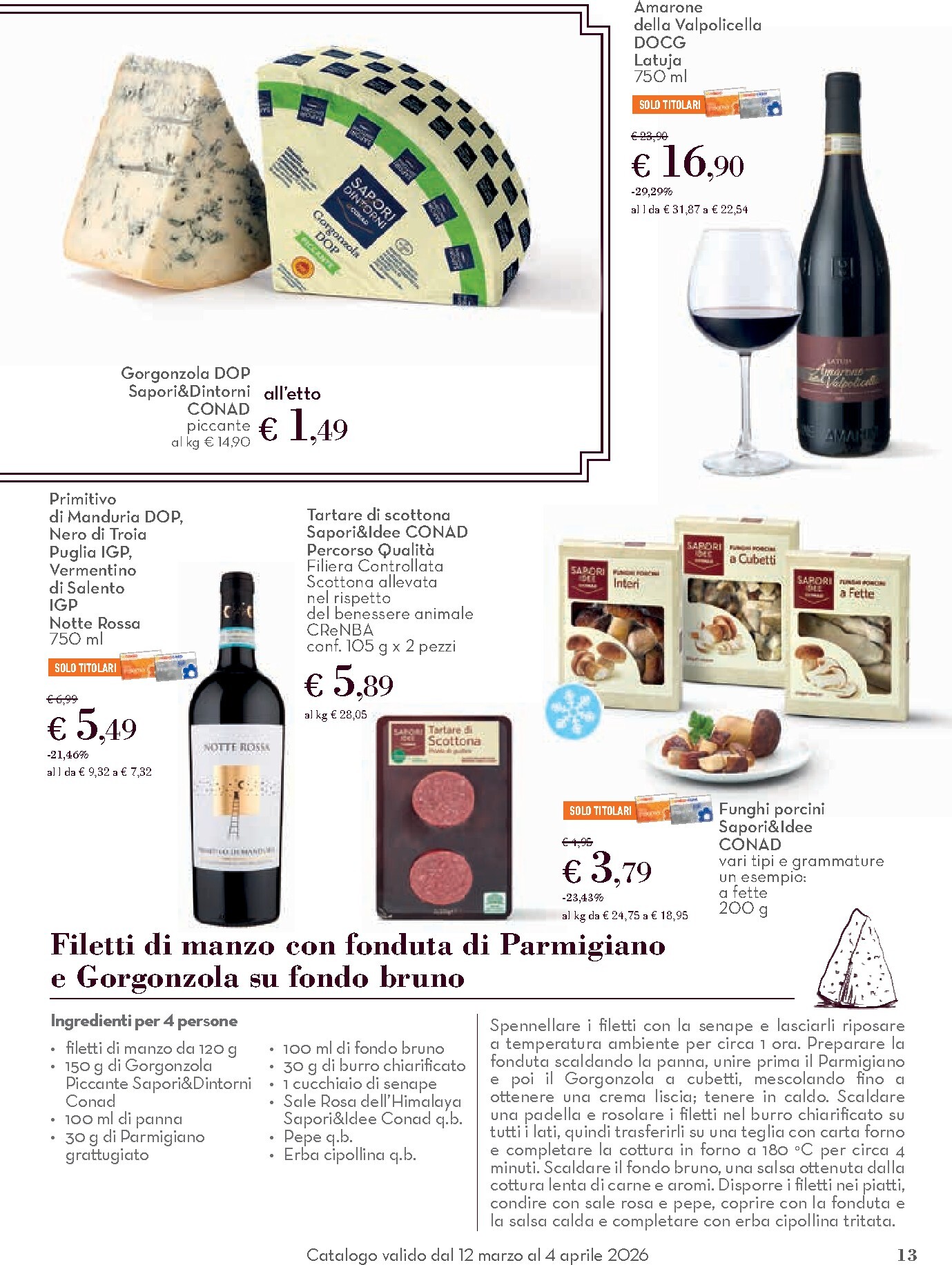 conad - Volantino Conad - Pasqua dal Gusto valido dal 12/03/2026 al 04/04/2026 - page: 13