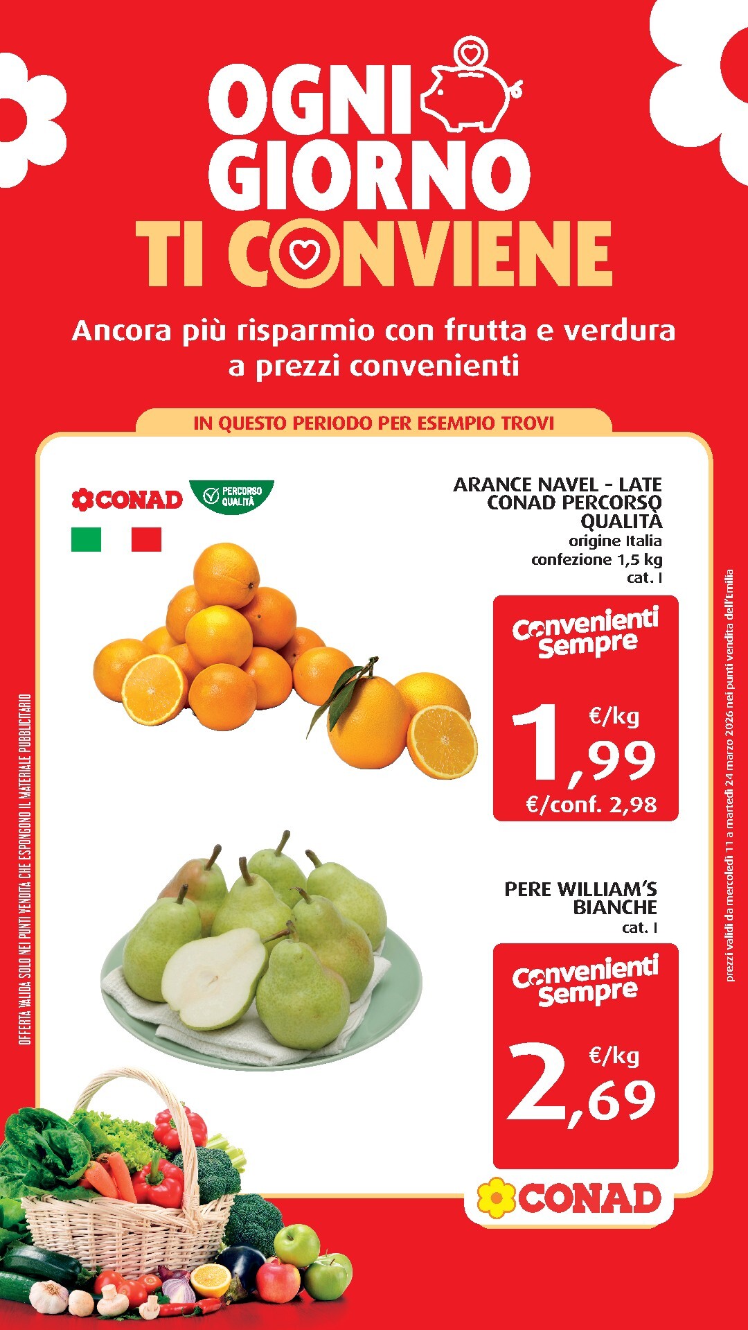 conad - Volantino Conad - Convenienti Sempre valido dal 11/03/2026 al 24/03/2026