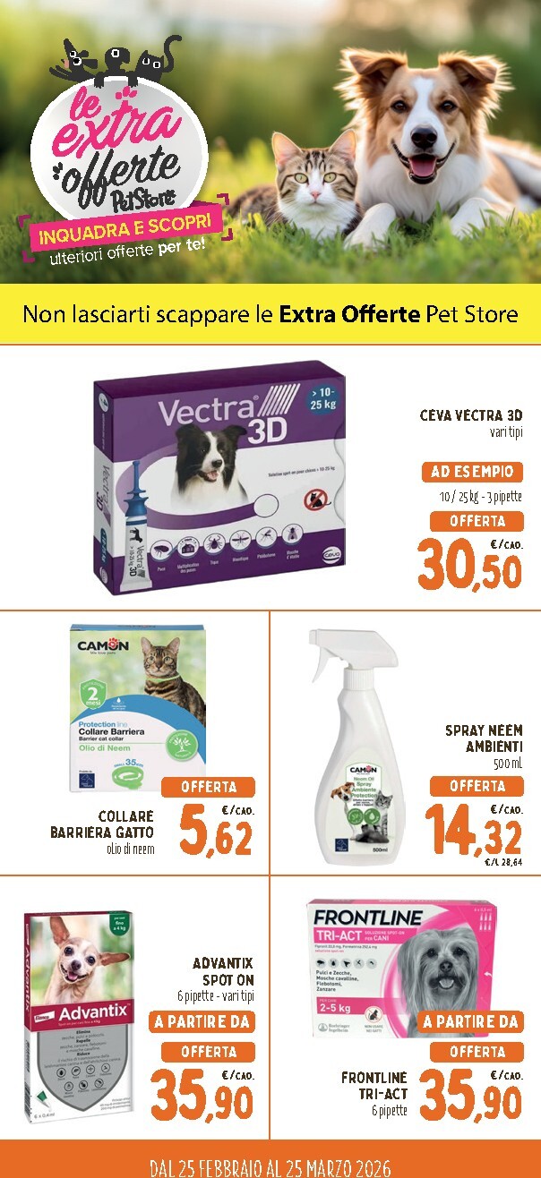 conad - Volantino Conad - Pet Sore Extra valido dal 25/02/2026 al 25/03/2026