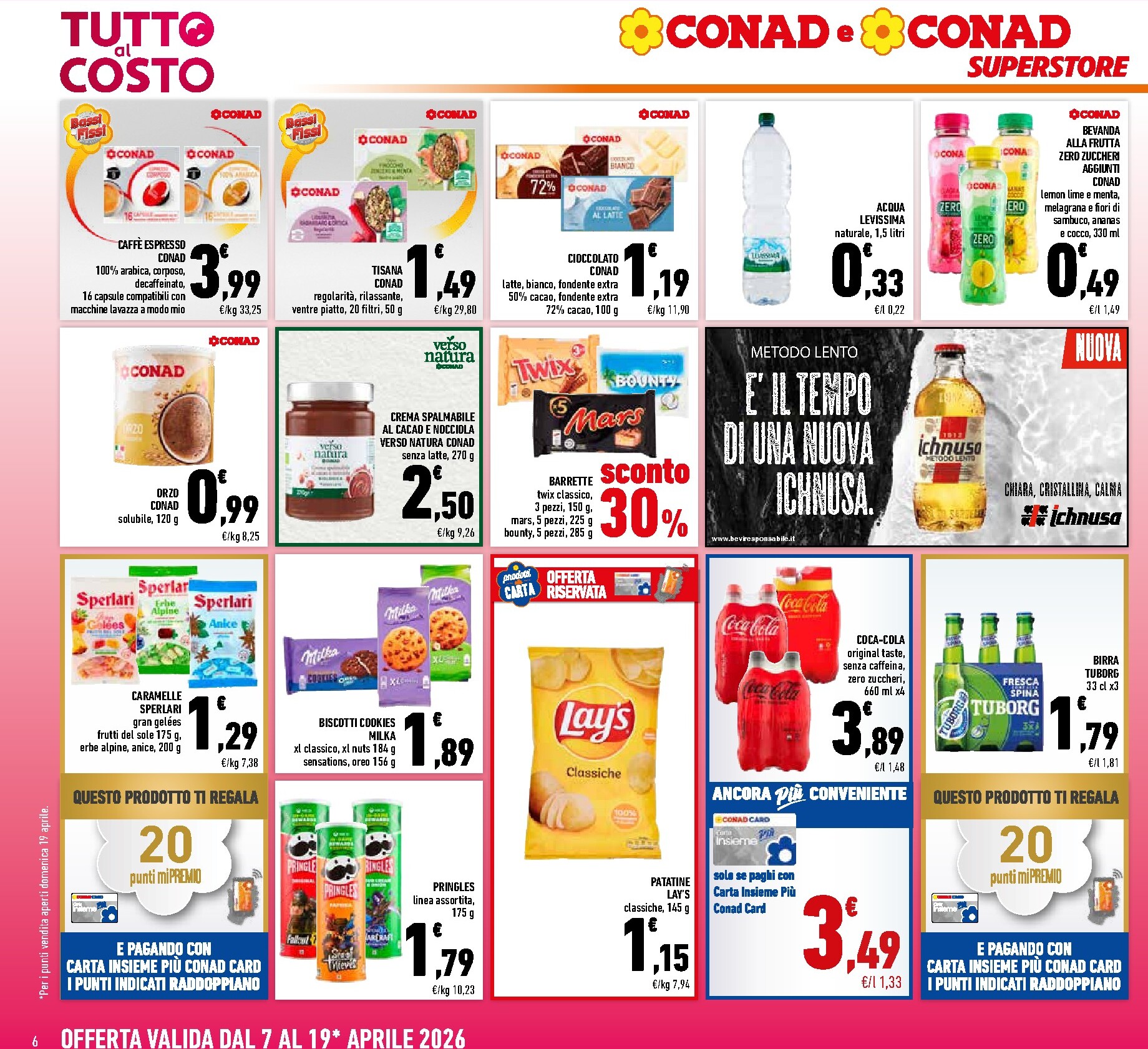 conad - Volantino attuale di Conad valido dal martedì 07/04/2026 al domenica 19/04/2026 - page: 6