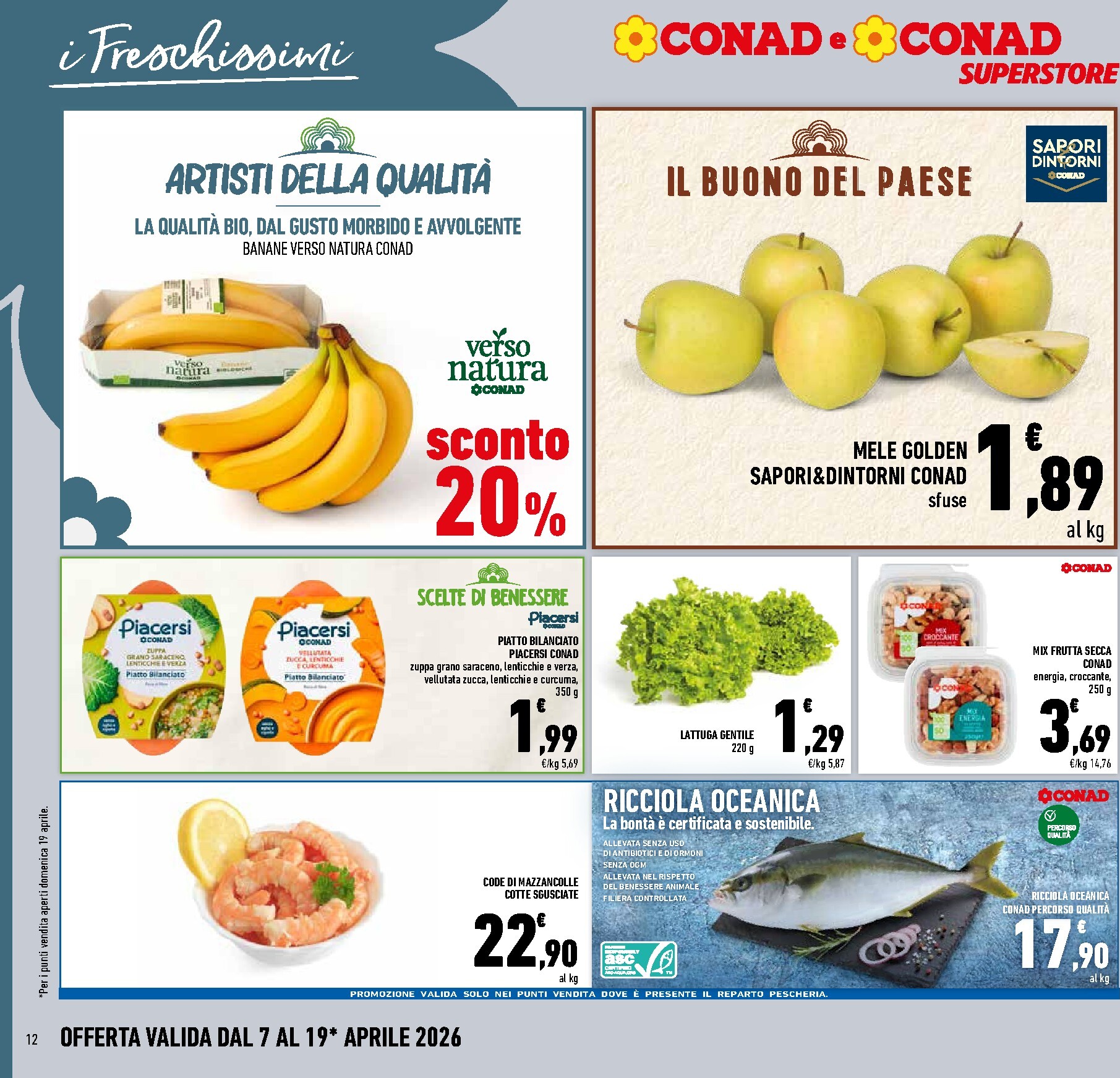 conad - Volantino attuale di Conad valido dal martedì 07/04/2026 al domenica 19/04/2026 - page: 12