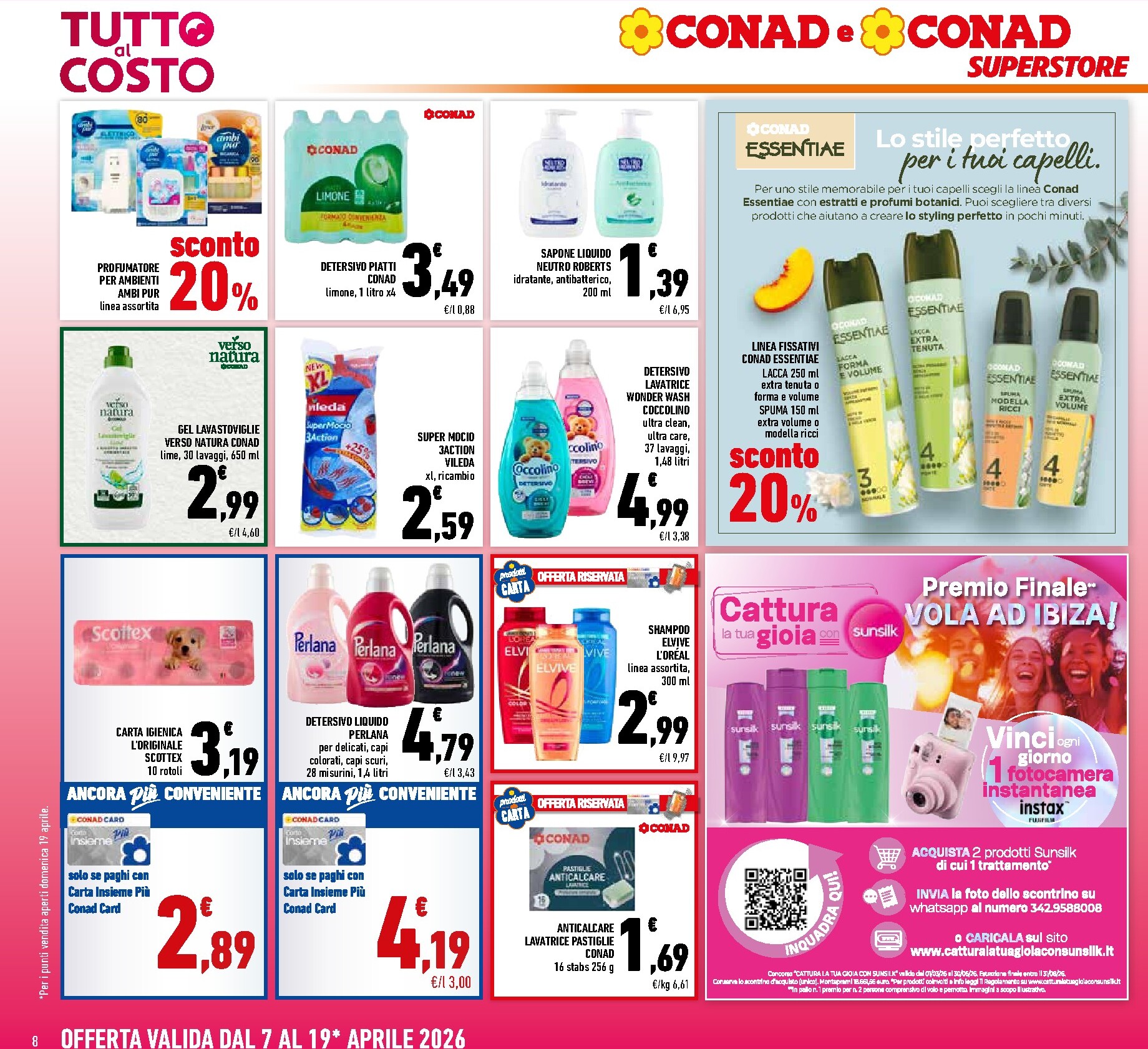 conad - Volantino attuale di Conad valido dal martedì 07/04/2026 al domenica 19/04/2026 - page: 8