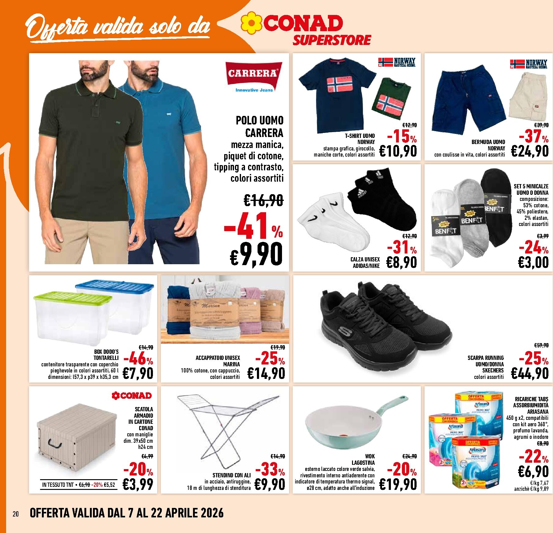 conad - Volantino attuale di Conad valido dal martedì 07/04/2026 al domenica 19/04/2026 - page: 20
