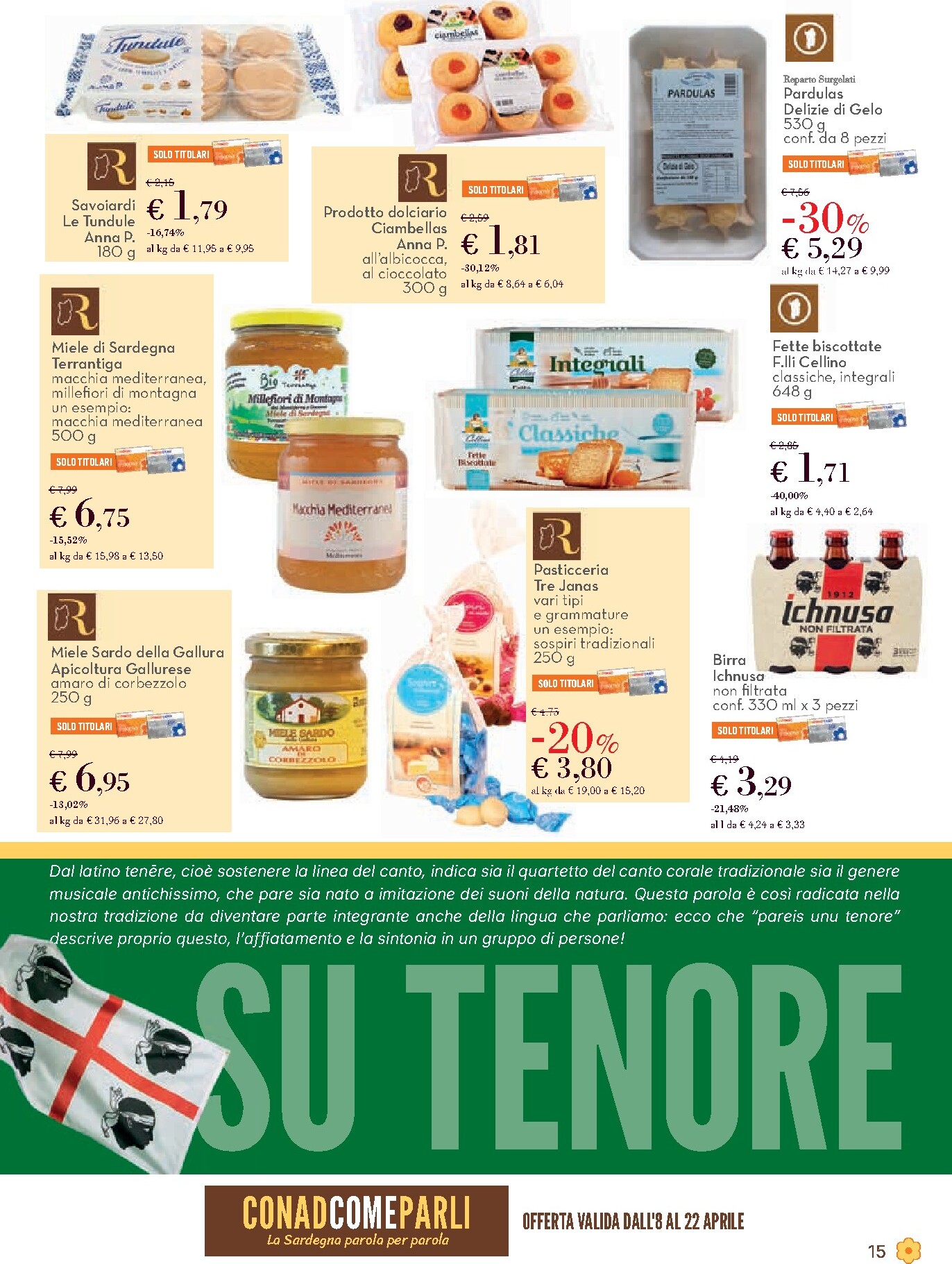 conad - Volantino attuale di Conad - Sa Coja valido dal mercoledì 08/04/2026 al mercoledì 22/04/2026 - page: 15