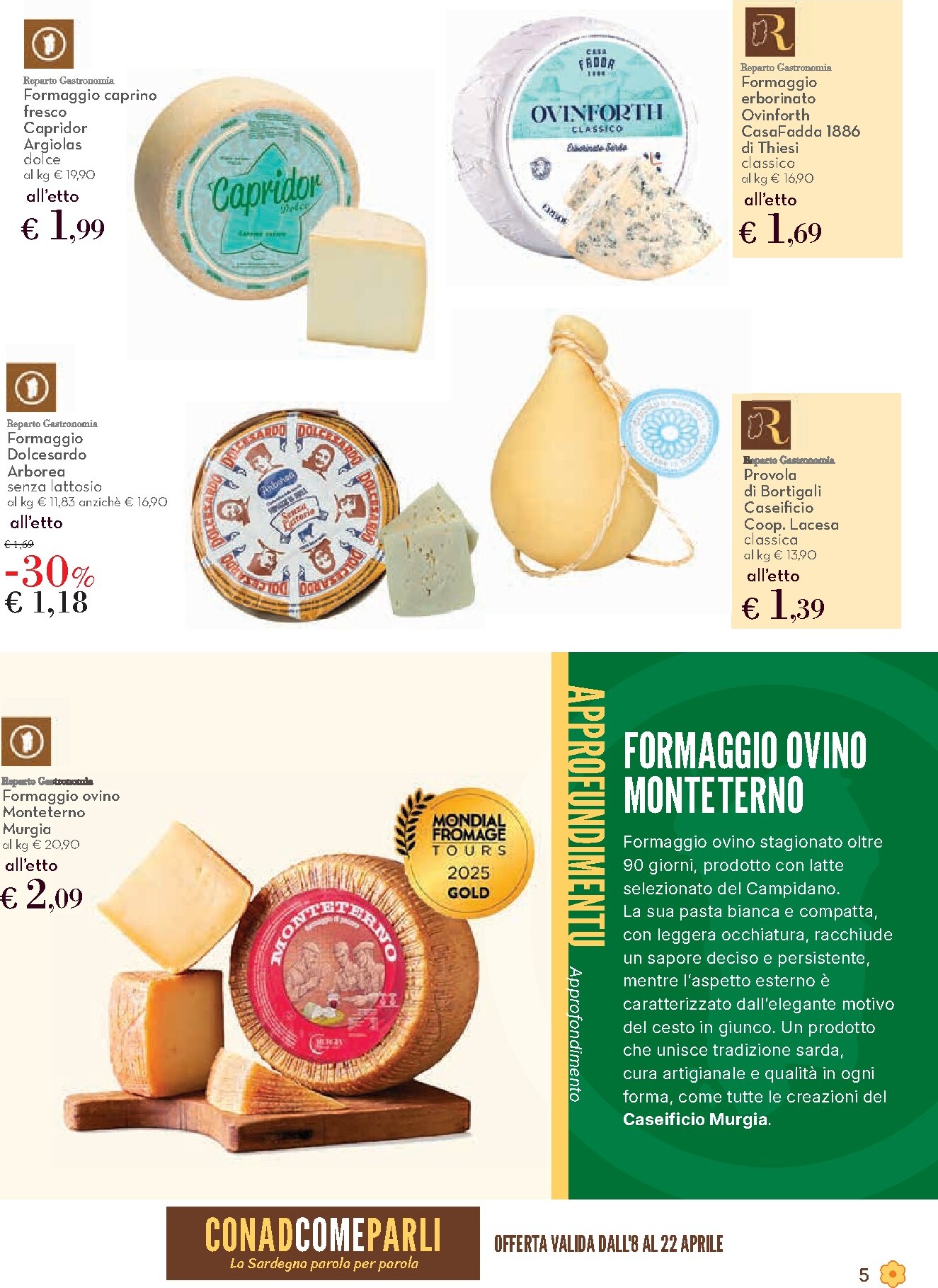 conad - Volantino attuale di Conad - Sa Coja valido dal mercoledì 08/04/2026 al mercoledì 22/04/2026 - page: 5