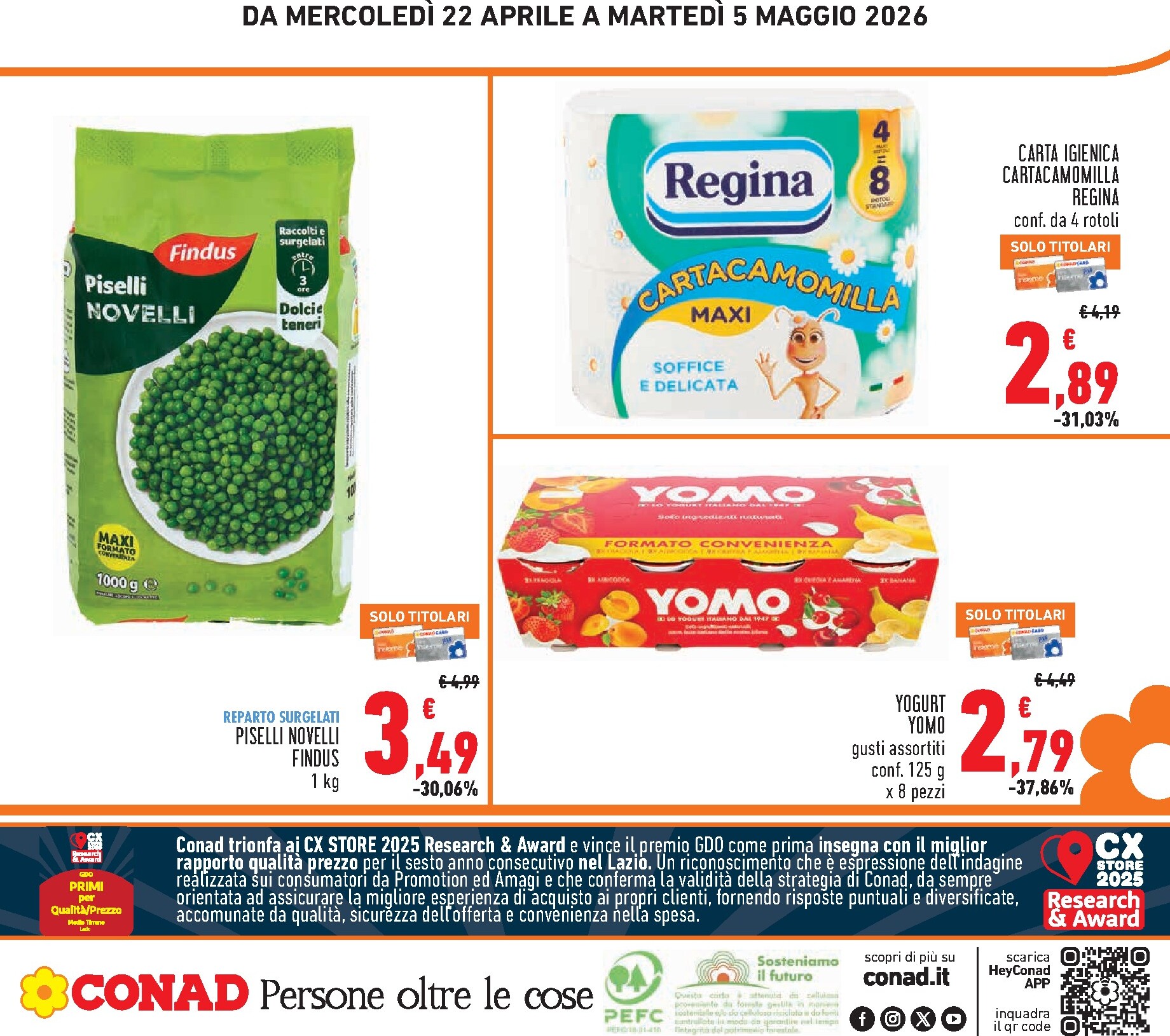 conad - Volantino Conad per la prossima settimana dal mercoledì 22/04/2026 al martedì 05/05/2026 - page: 28
