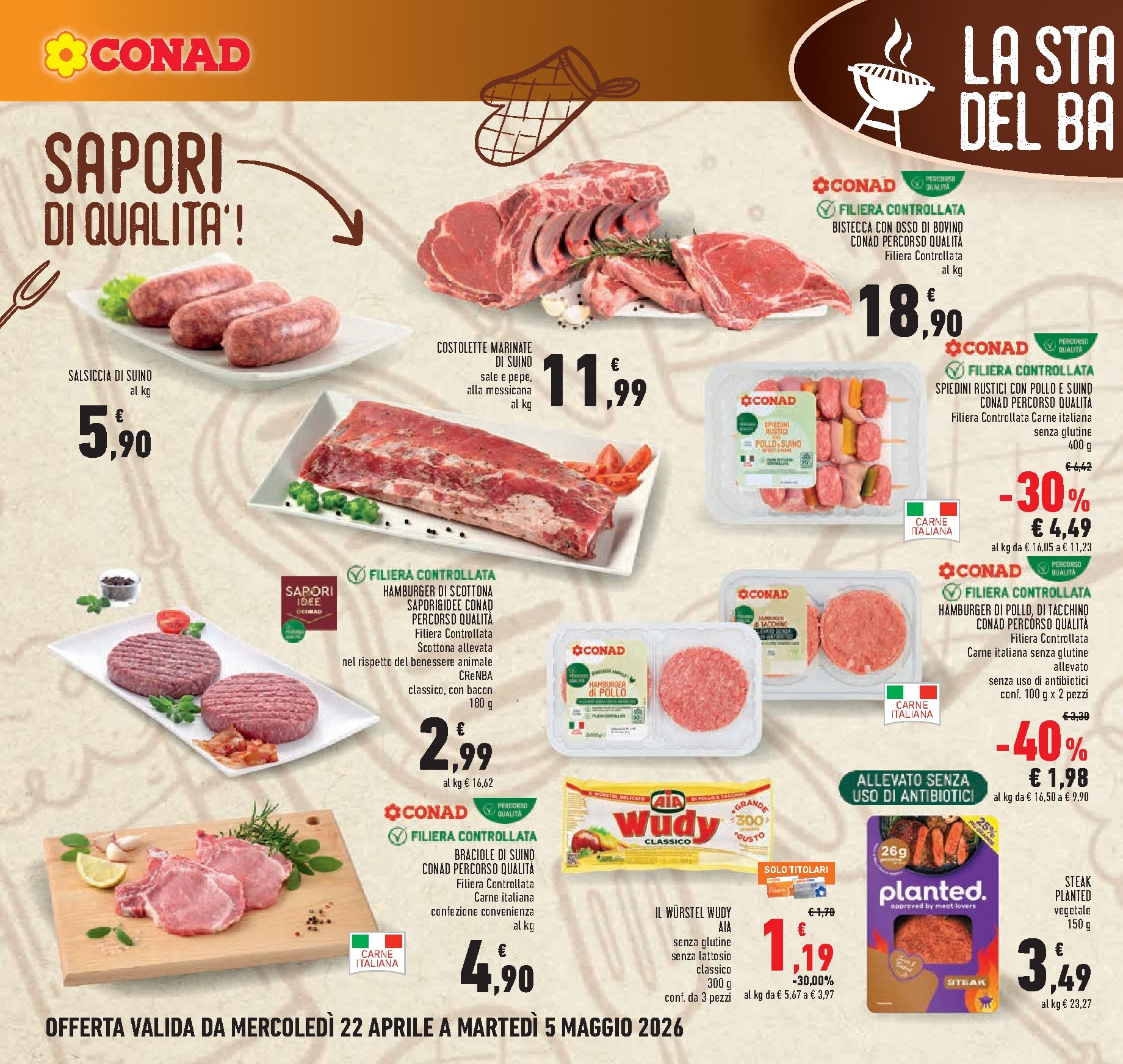 conad - Volantino Conad per la prossima settimana dal mercoledì 22/04/2026 al martedì 05/05/2026 - page: 6