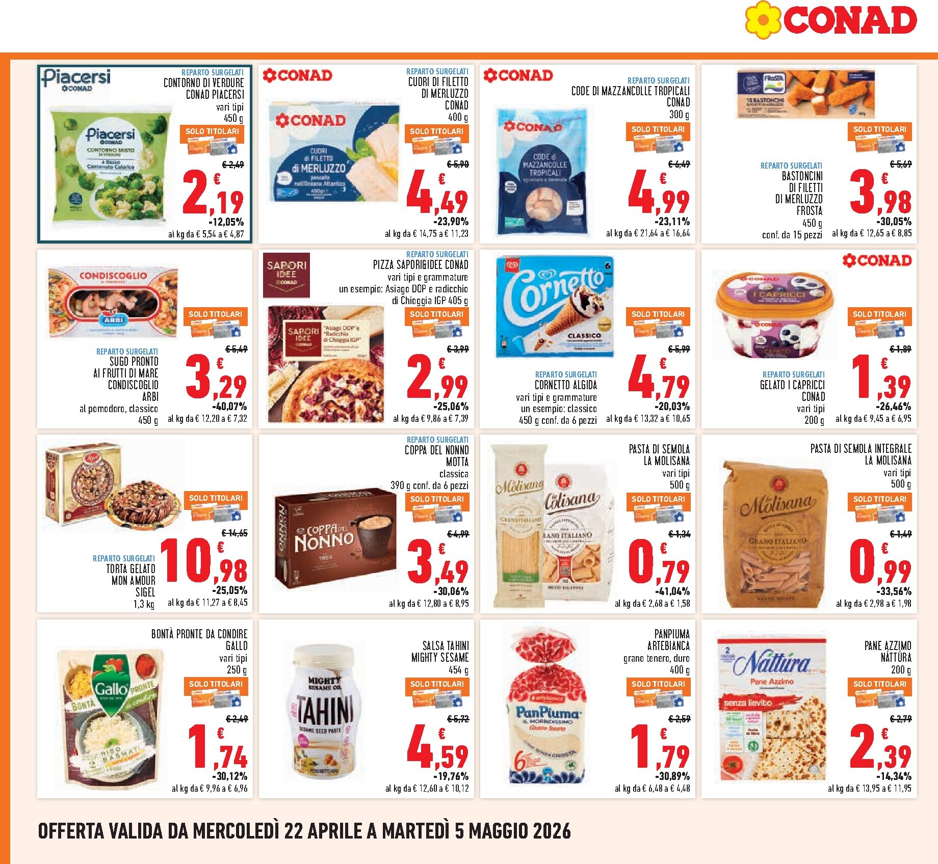 conad - Volantino Conad per la prossima settimana dal mercoledì 22/04/2026 al martedì 05/05/2026 - page: 14