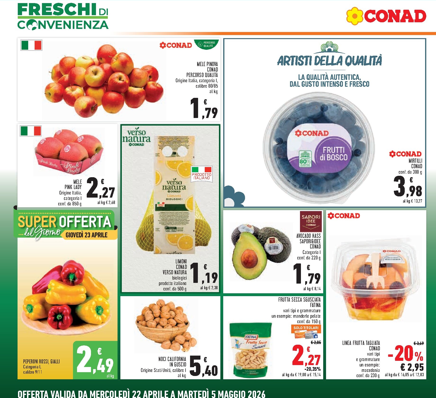 conad - Volantino Conad per la prossima settimana dal mercoledì 22/04/2026 al martedì 05/05/2026 - page: 2