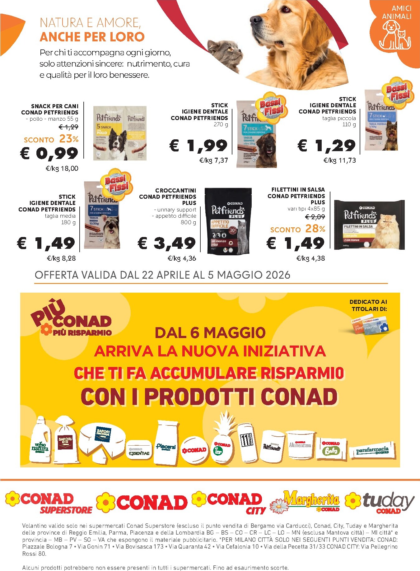 conad - Volantino futuro Conad - La Qualità è Nella Nostra Natura valido dal mercoledì 22/04/2026 al martedì 05/05/2026 - page: 20