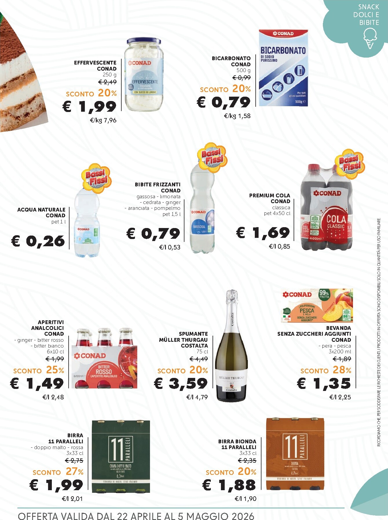 conad - Volantino futuro Conad - La Qualità è Nella Nostra Natura valido dal mercoledì 22/04/2026 al martedì 05/05/2026 - page: 13