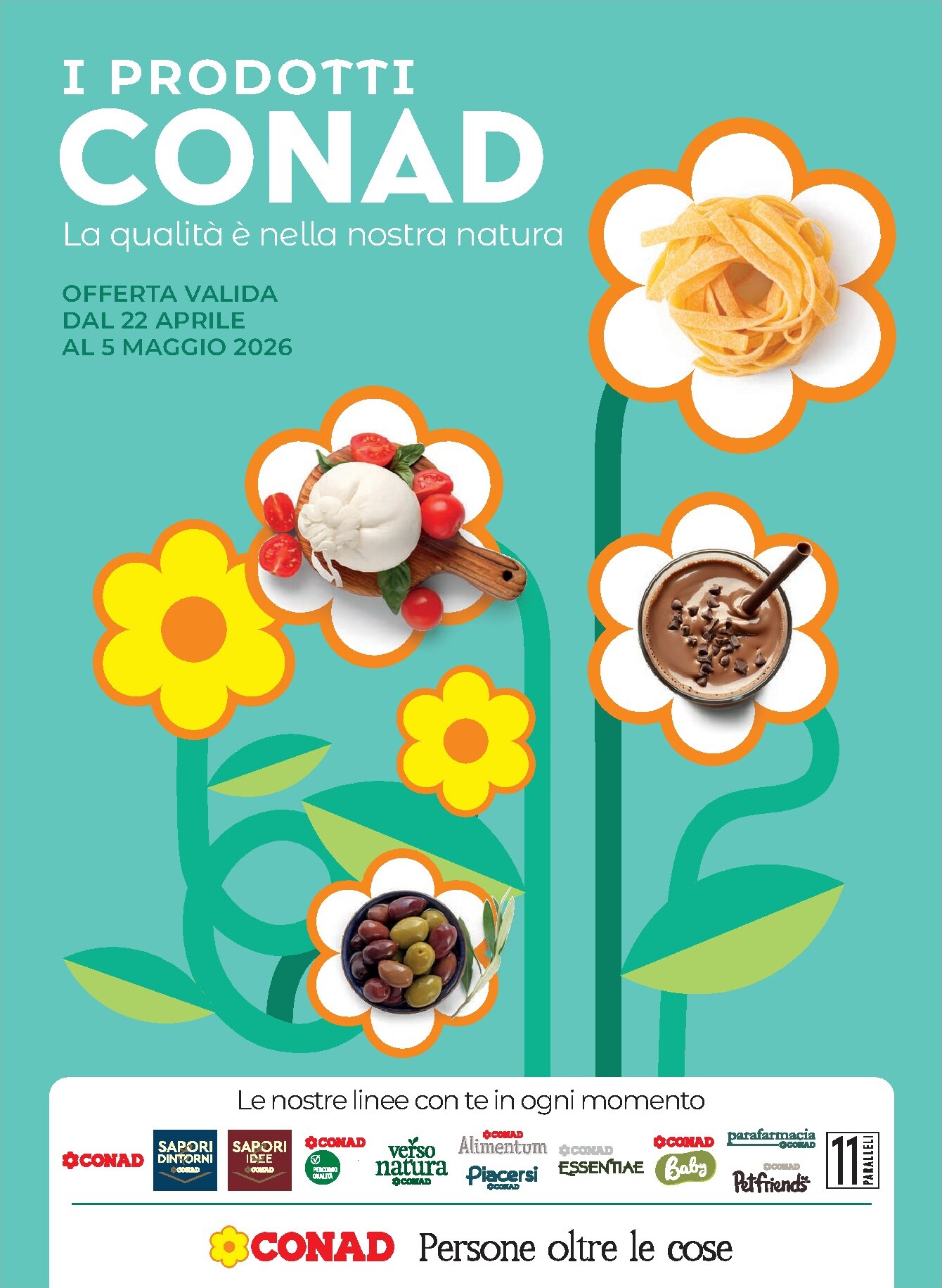 conad - Volantino futuro Conad - La Qualità è Nella Nostra Natura valido dal mercoledì 22/04/2026 al martedì 05/05/2026
