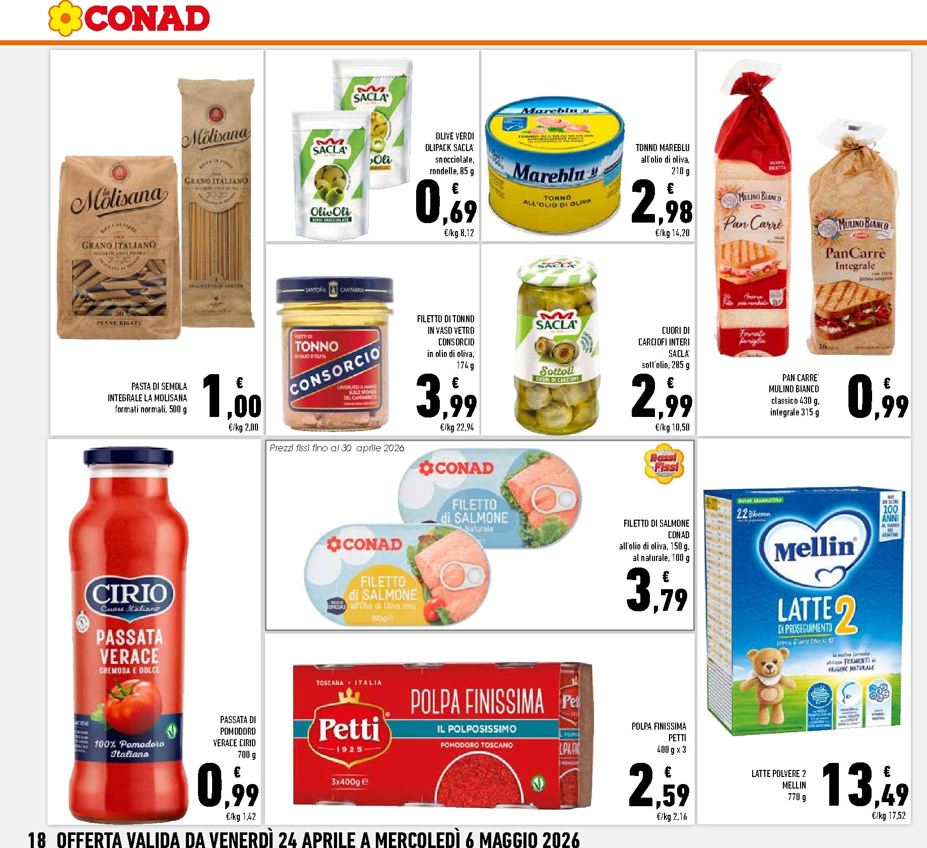 conad - Volantino attuale di Conad - Abruzzo, Molise, Marche valido dal venerdì 24/04/2026 al mercoledì 06/05/2026 - page: 18