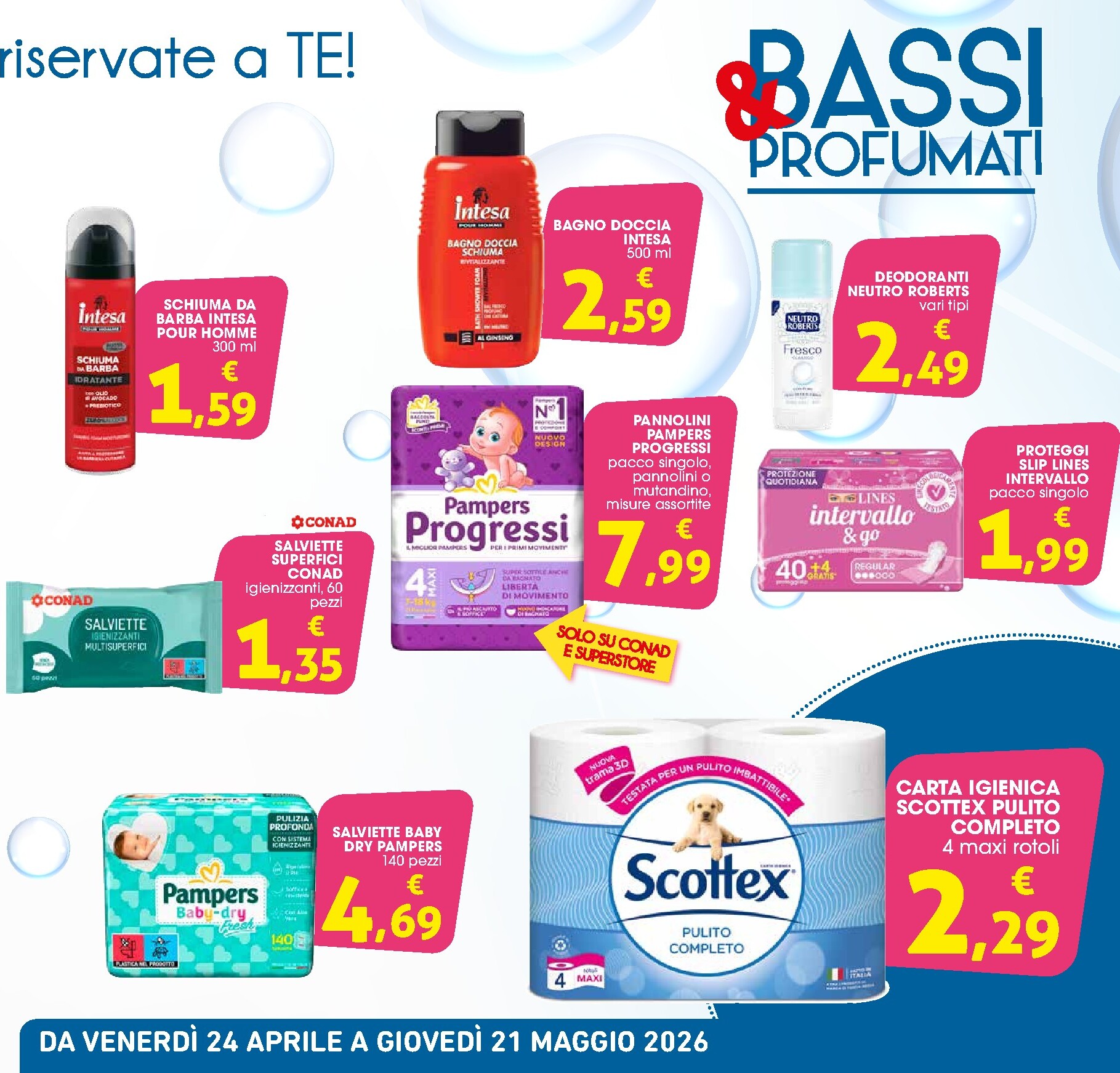 conad - Volantino attuale di Conad - Bassi, profumati valido dal venerdì 24/04/2026 al giovedì 21/05/2026 - page: 3
