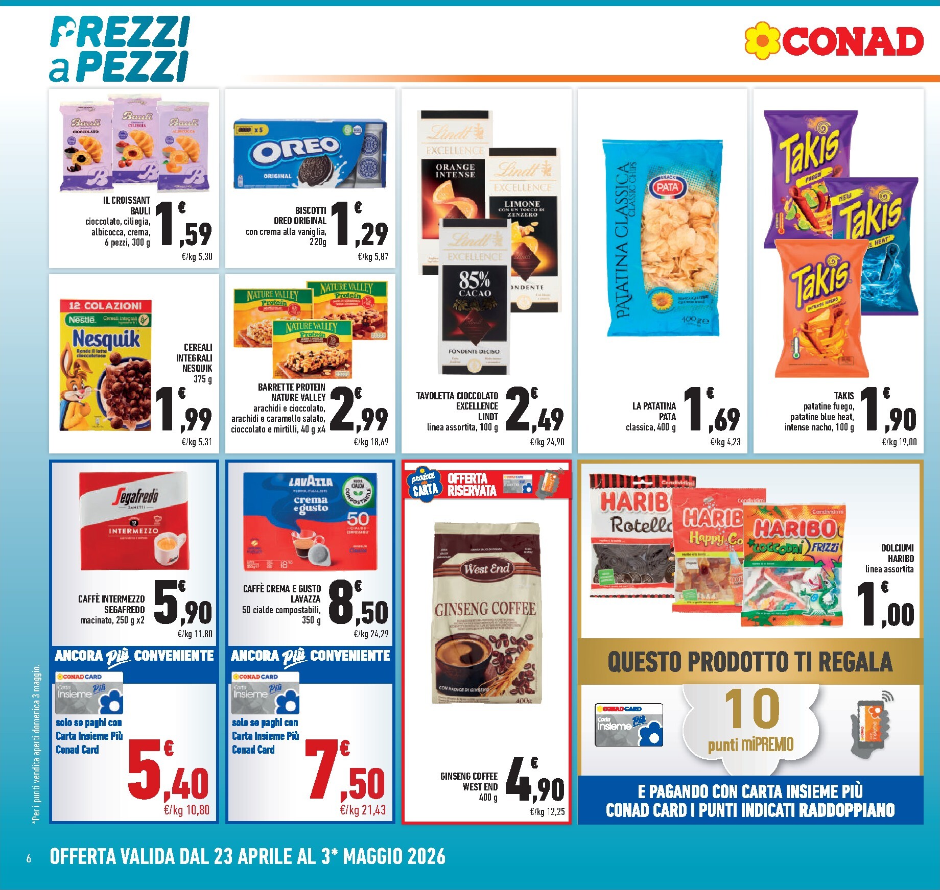 conad - Volantino attuale di Conad valido dal giovedì 23/04/2026 al domenica 03/05/2026 - page: 6