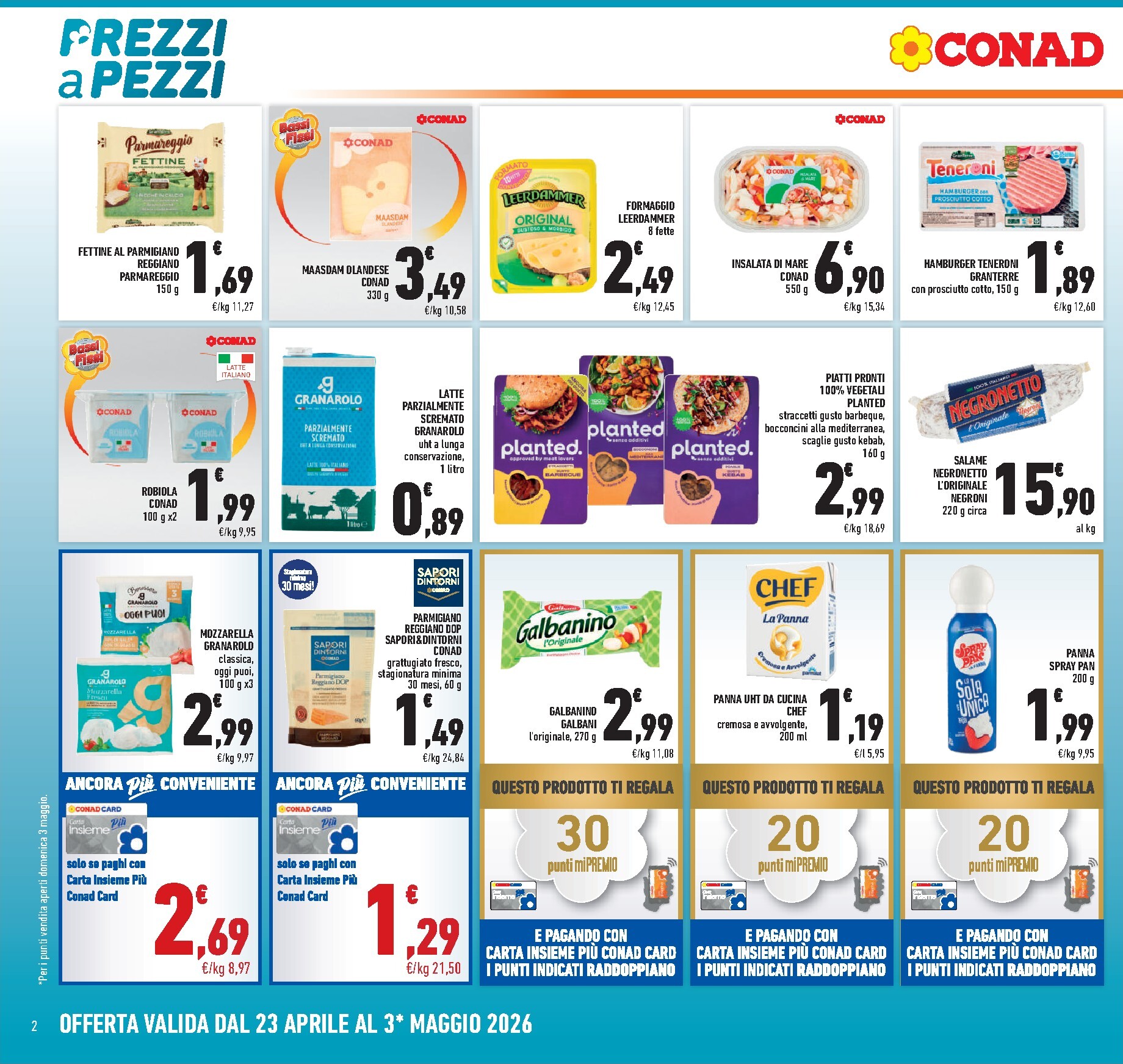 conad - Volantino attuale di Conad valido dal giovedì 23/04/2026 al domenica 03/05/2026 - page: 2