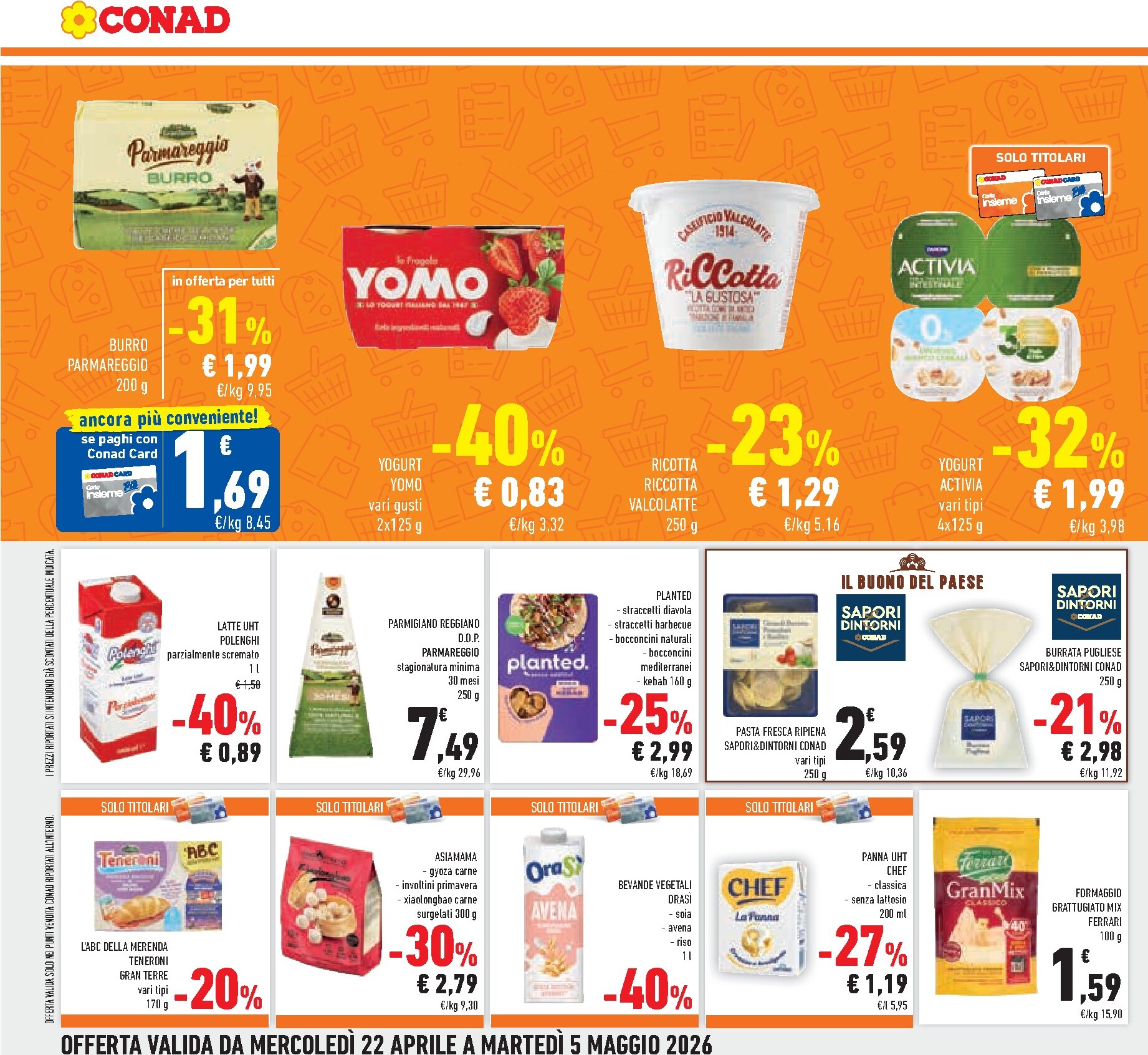 conad - Volantino attuale di Conad - Lombardia valido dal mercoledì 22/04/2026 al martedì 05/05/2026 - page: 20