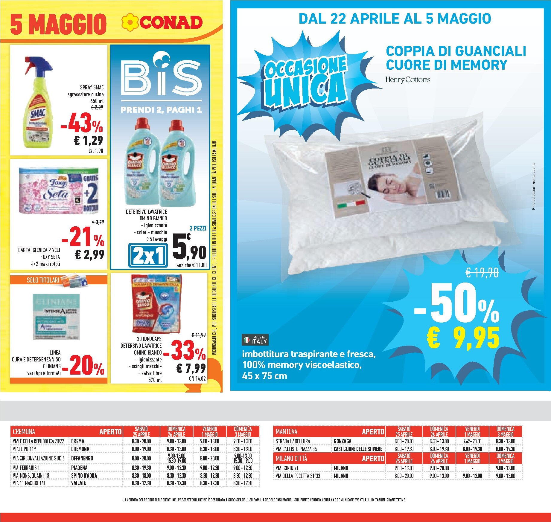 conad - Volantino attuale di Conad - Lombardia valido dal mercoledì 22/04/2026 al martedì 05/05/2026 - page: 45