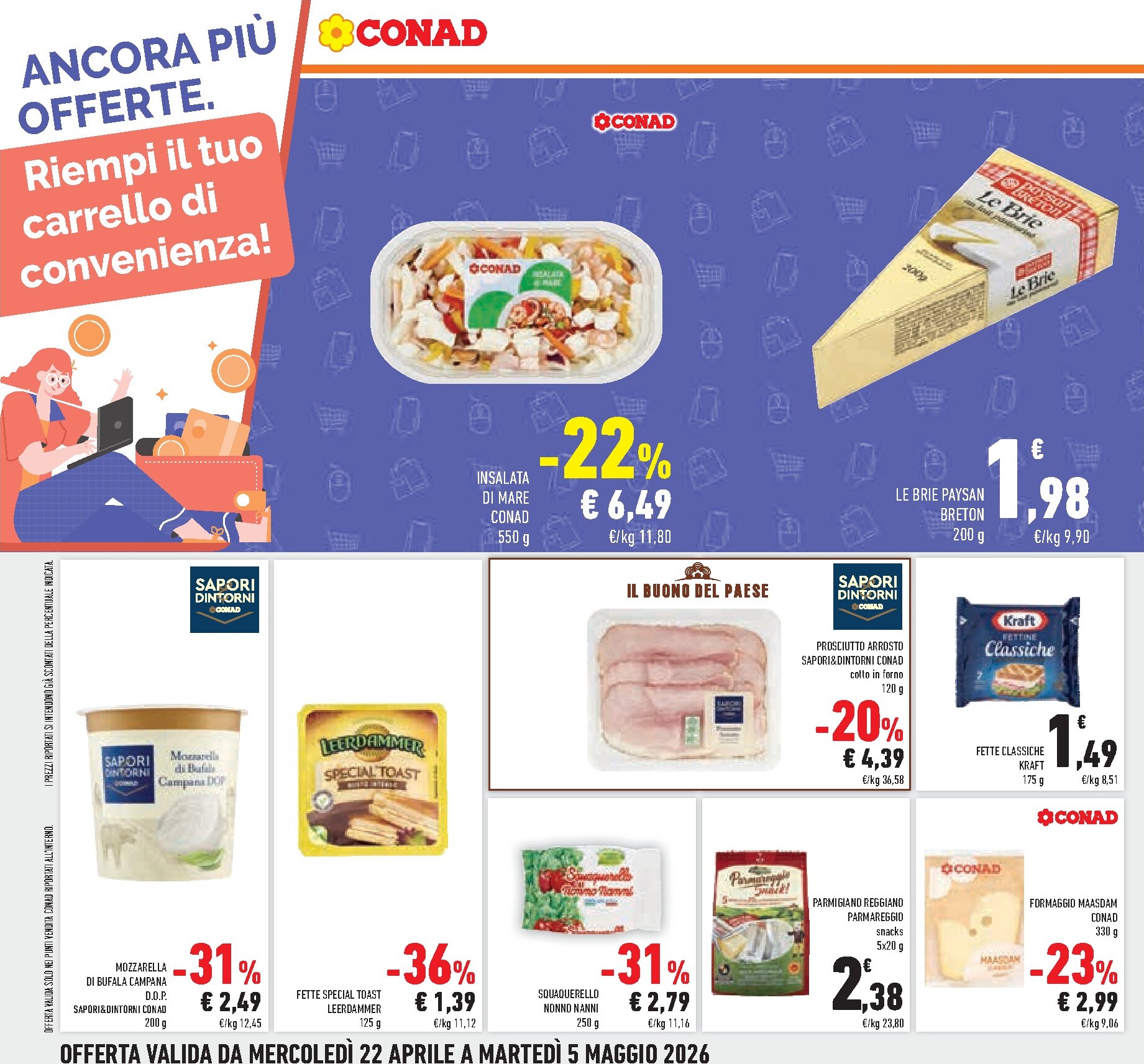 conad - Volantino attuale di Conad - Lombardia valido dal mercoledì 22/04/2026 al martedì 05/05/2026 - page: 28