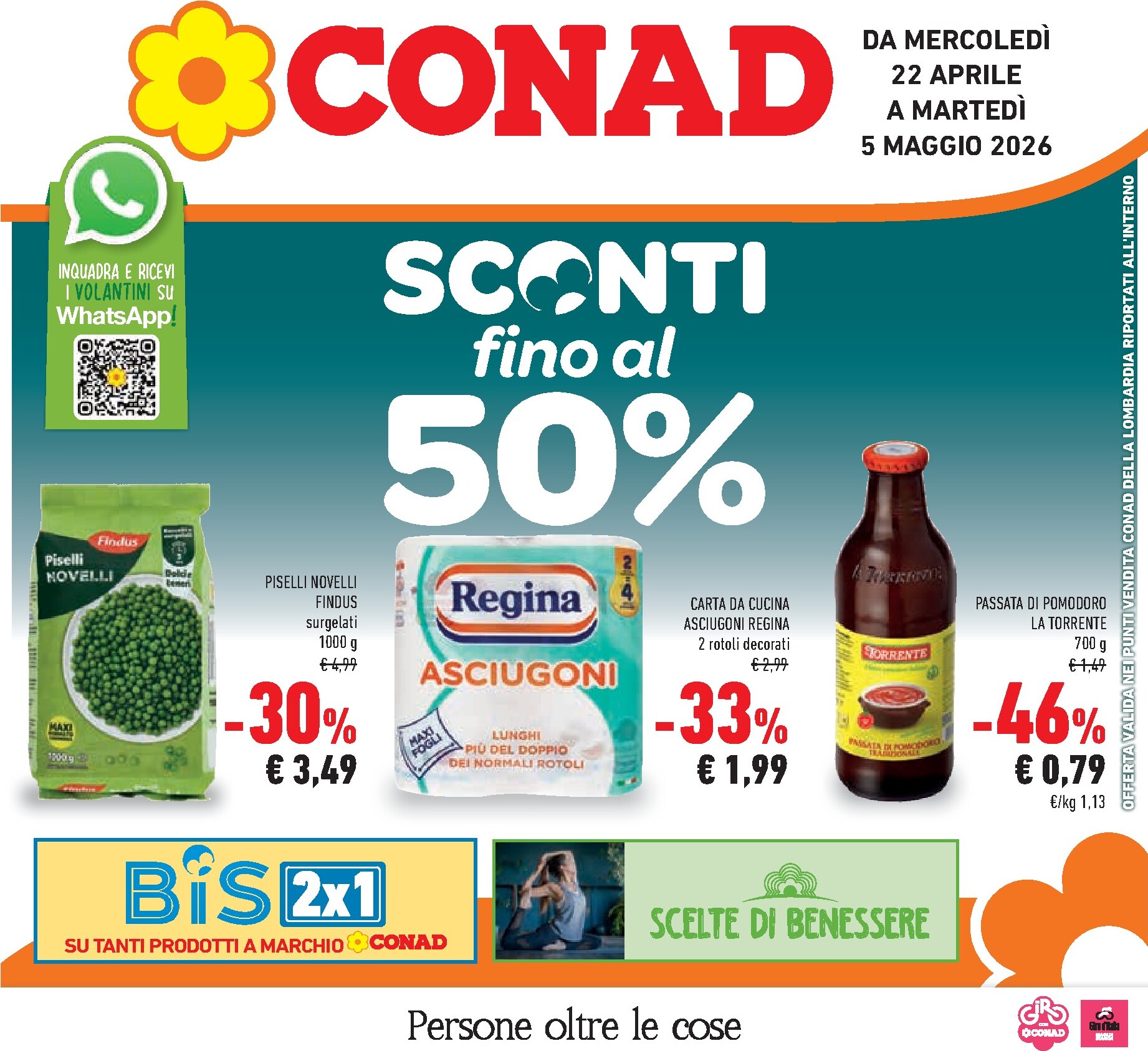 conad - Volantino attuale di Conad - Lombardia valido dal mercoledì 22/04/2026 al martedì 05/05/2026