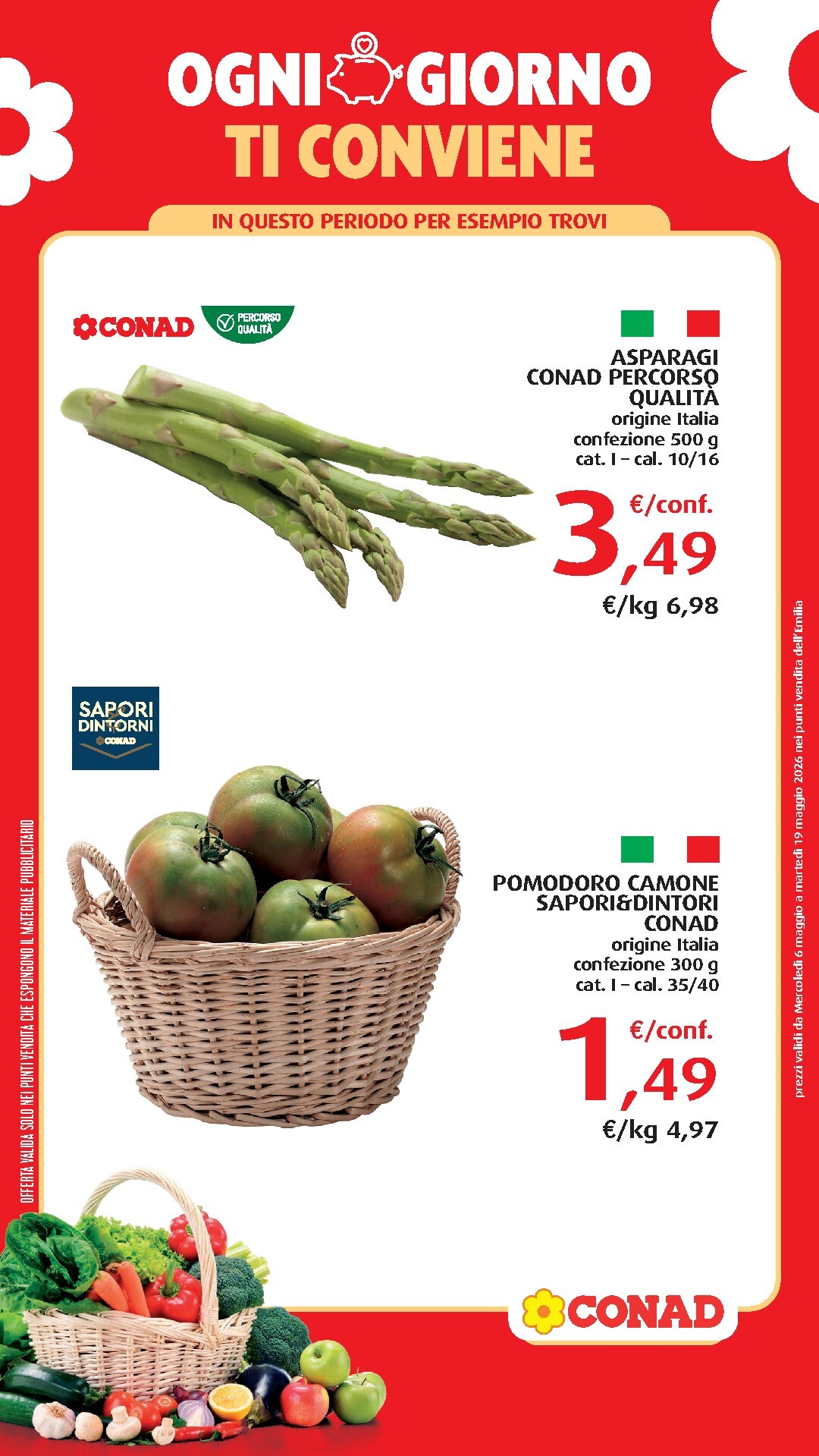conad - Volantino attuale di Conad - Ogni giorno ti Conviene valido dal mercoledì 06/05/2026 al martedì 19/05/2026 - page: 2