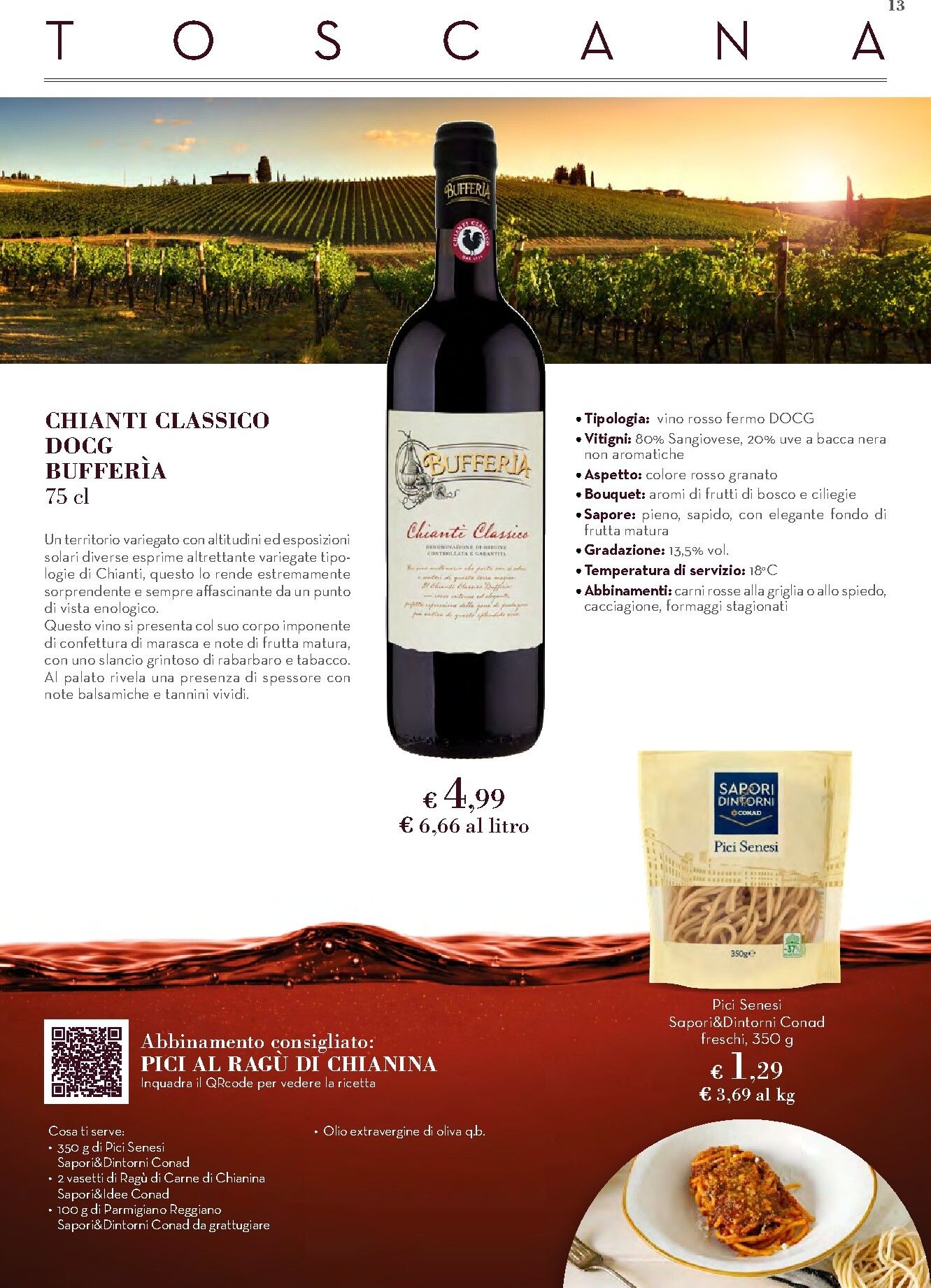 conad - Volantino attuale di Conad - Vino valido dal lunedì 11/05/2026 al domenica 07/06/2026 - page: 13