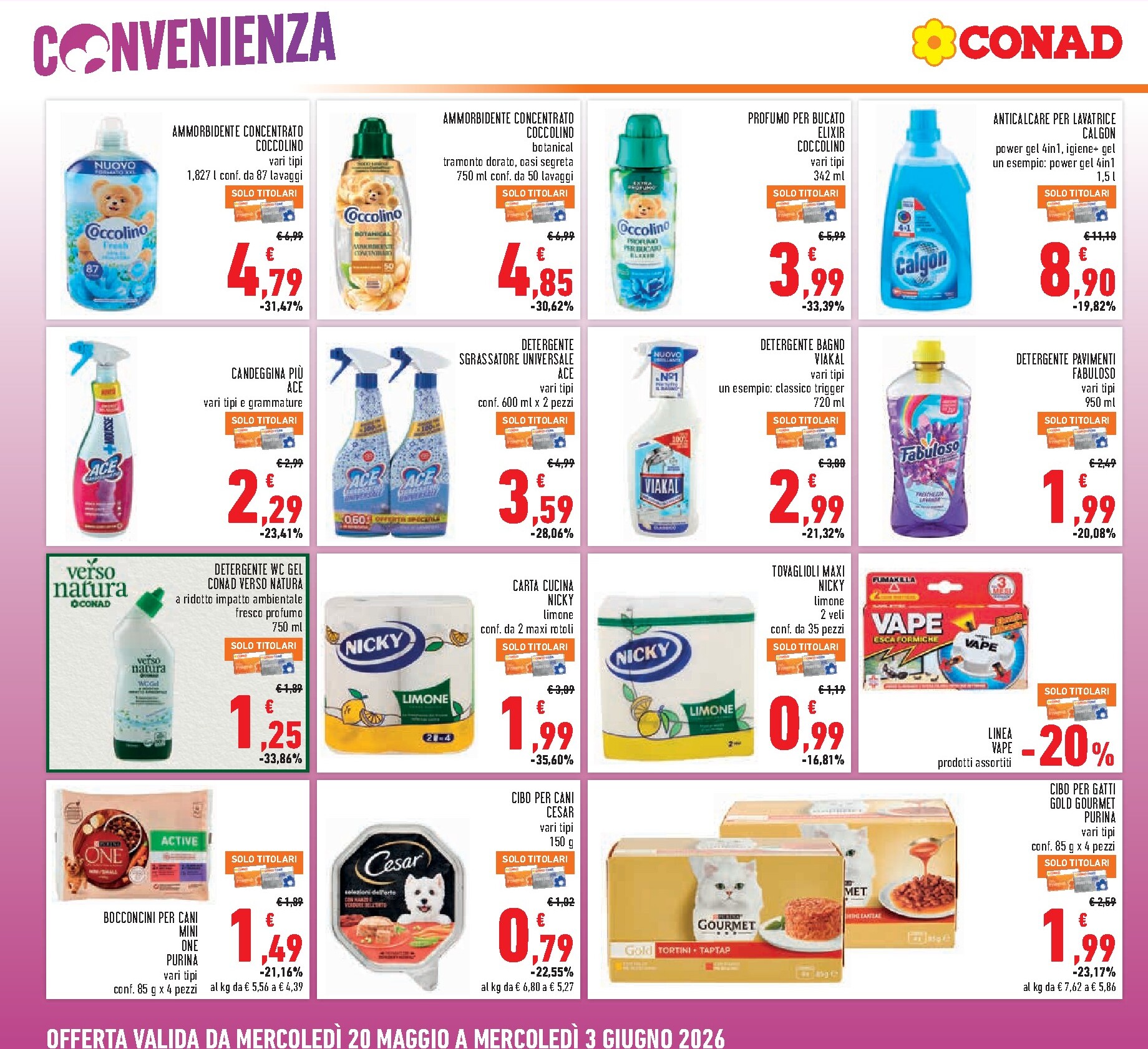 conad - Volantino Conad per la prossima settimana dal mercoledì 20/05/2026 al mercoledì 03/06/2026 - page: 6