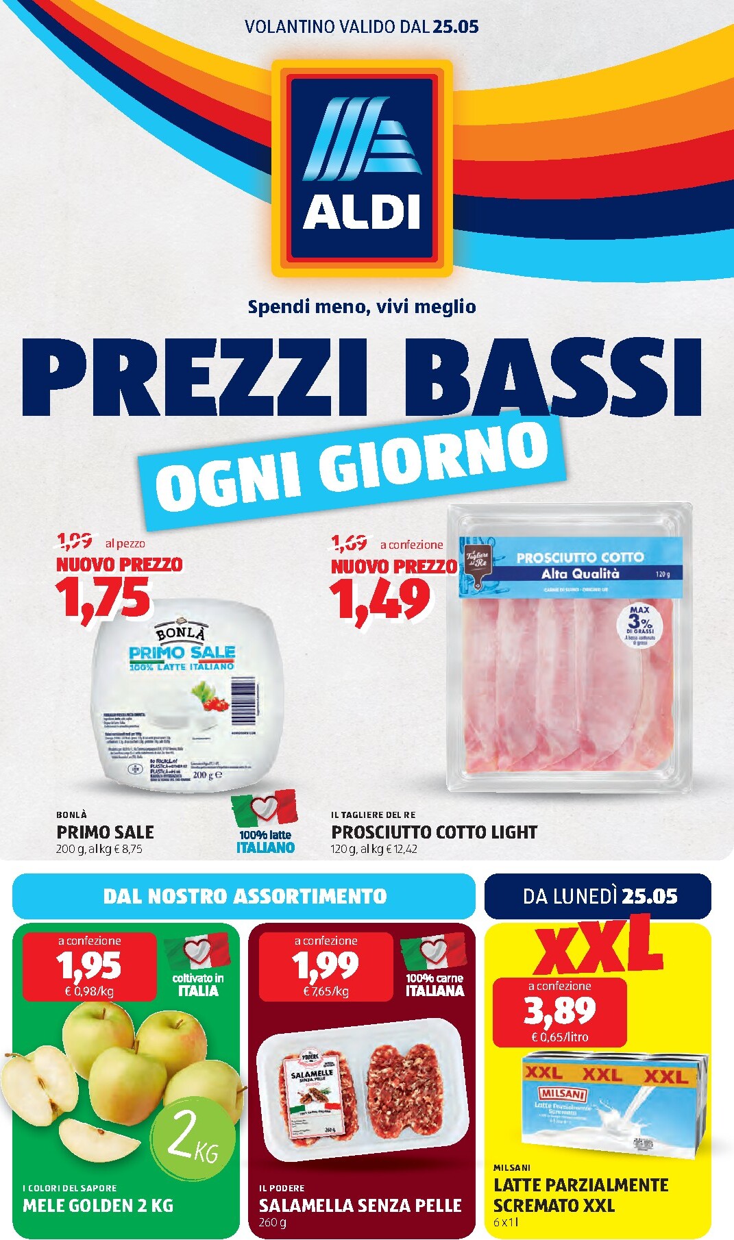 aldi - Volantino ALDI per la prossima settimana dal lunedì 25/05/2026 al domenica 31/05/2026 - page: 1