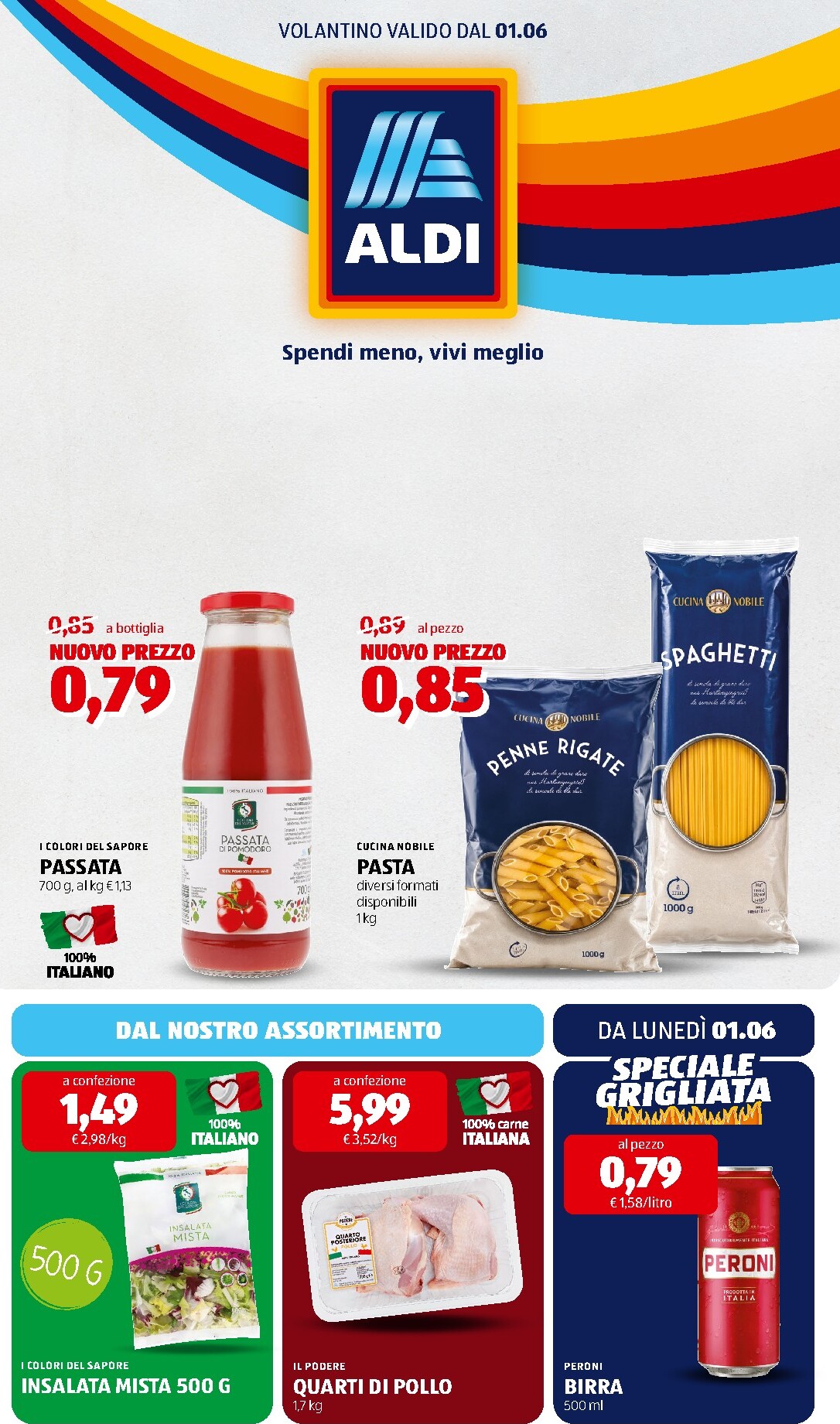 aldi - Volantino ALDI per la prossima settimana dal lunedì 01/06/2026 al domenica 07/06/2026 - page: 1