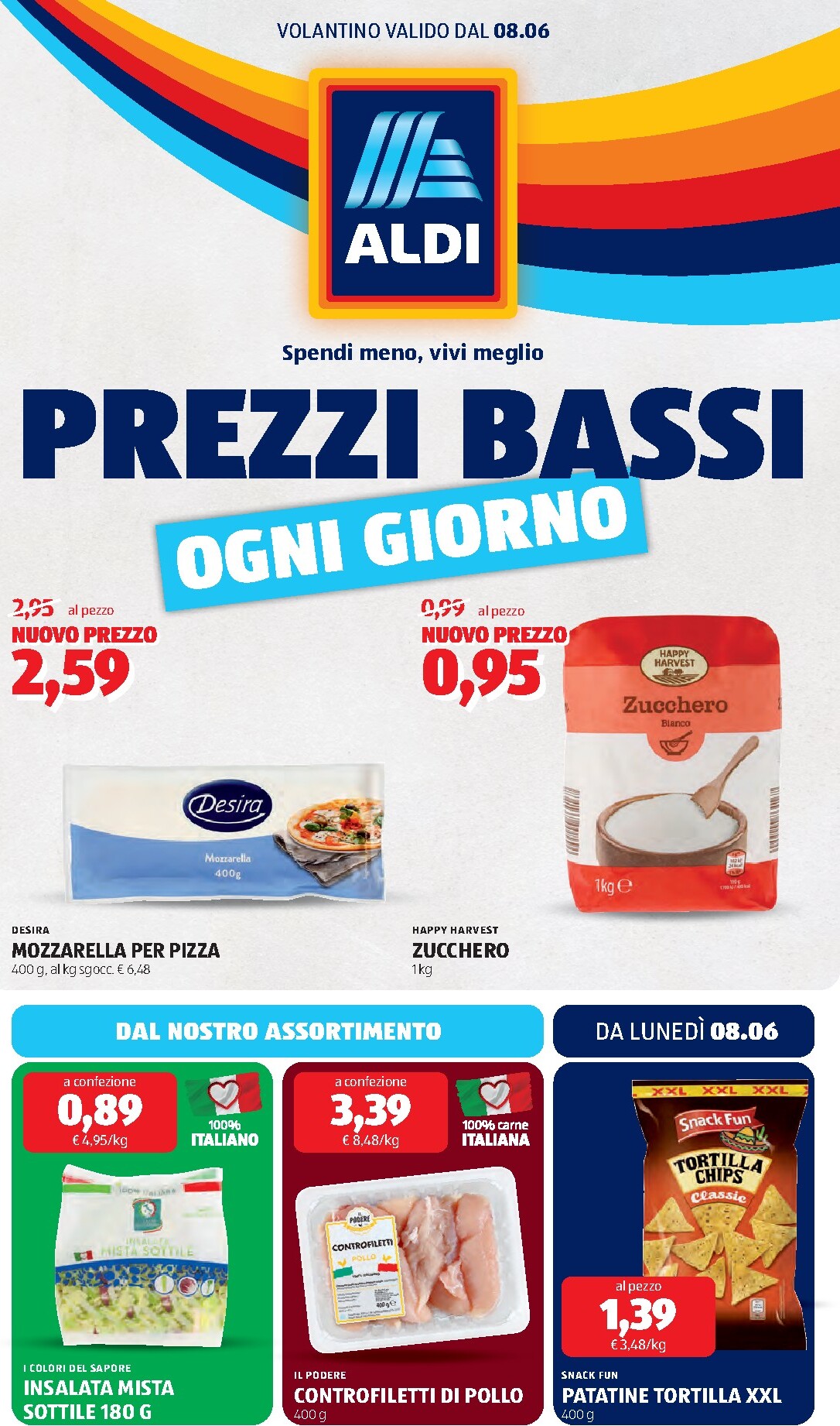 aldi - Volantino ALDI per la prossima settimana dal lunedì 08/06/2026 al domenica 14/06/2026