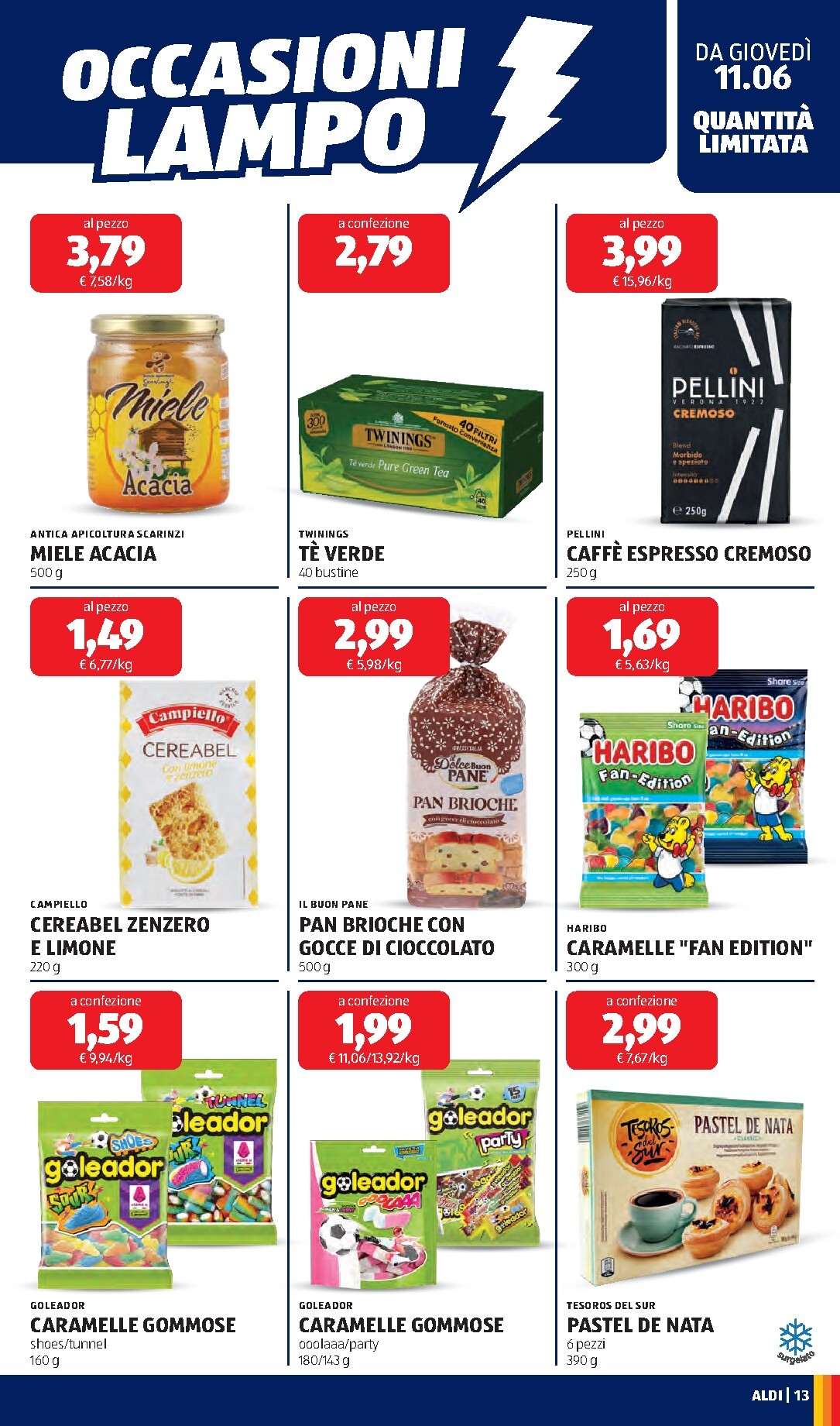 aldi - Volantino ALDI - Nuova apertura di Sirmione per la prossima settimana dal giovedì 11/06/2026 al domenica 14/06/2026 - page: 13